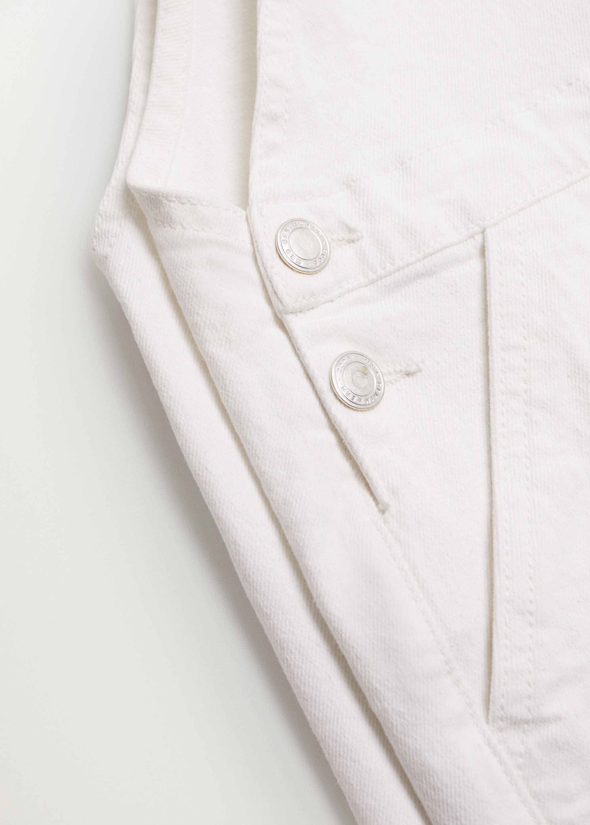 Wide-leg denim dungarees - Details of the article 8