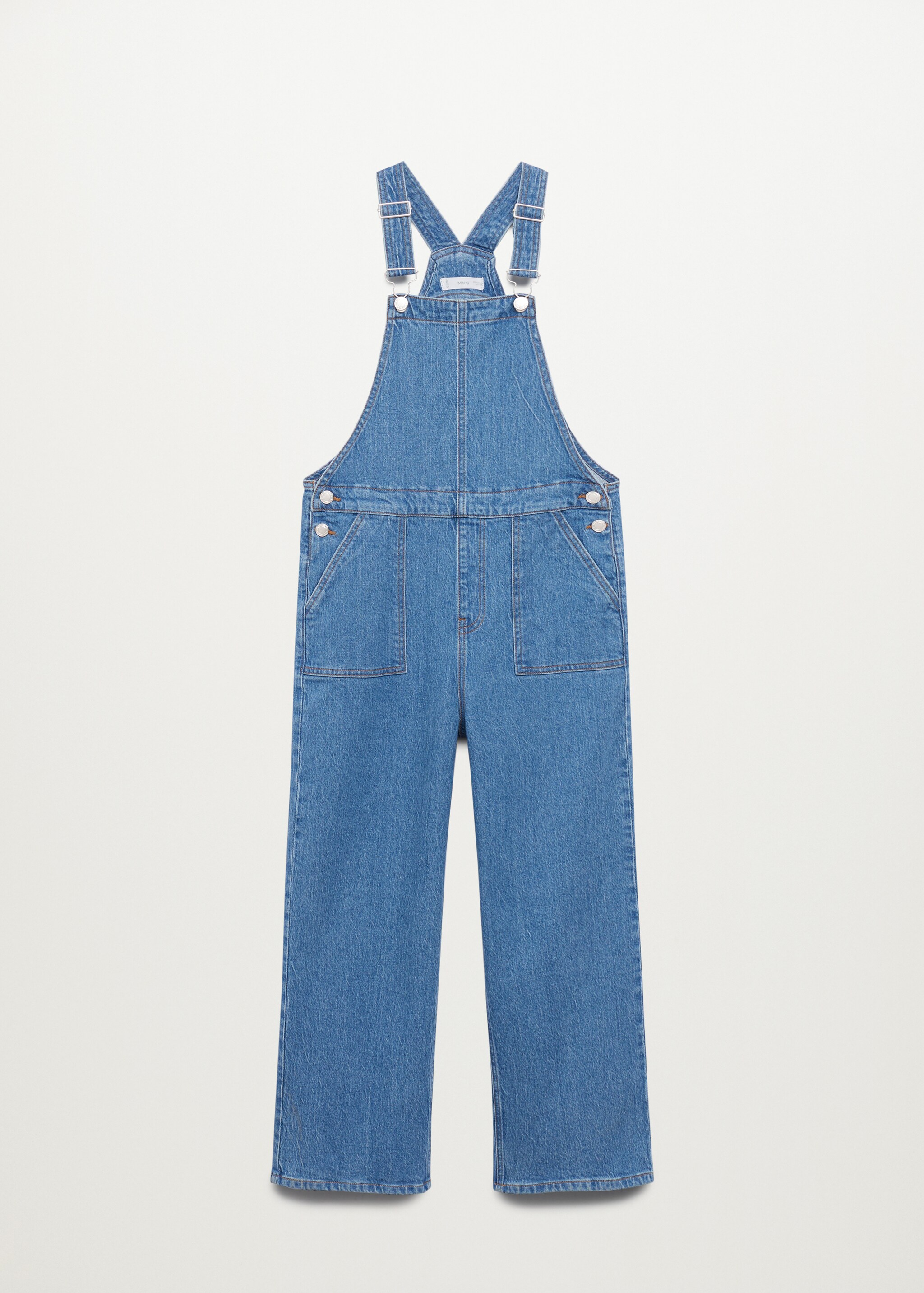 Wide-leg denim dungarees - Article without model