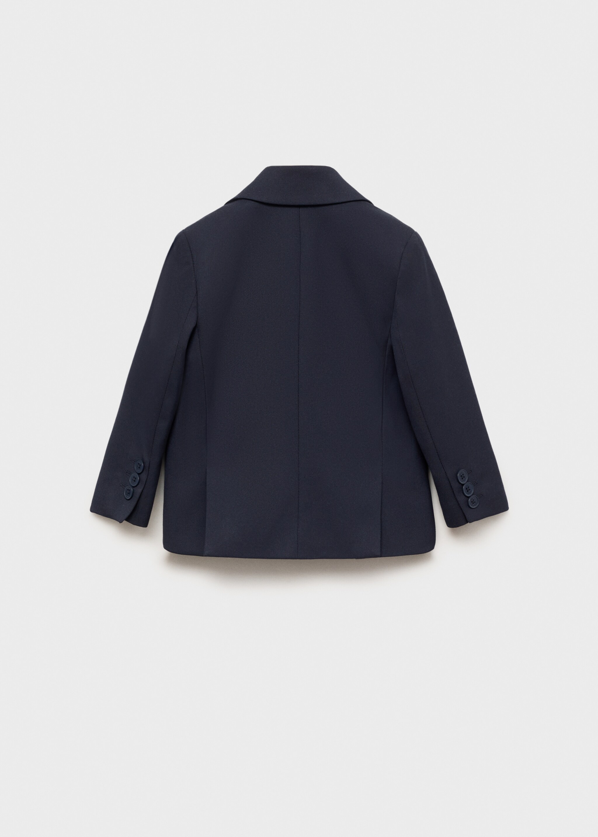 Classic suit jacket - Reverse of the article, Dark Navy. Ref: 87055137-00.