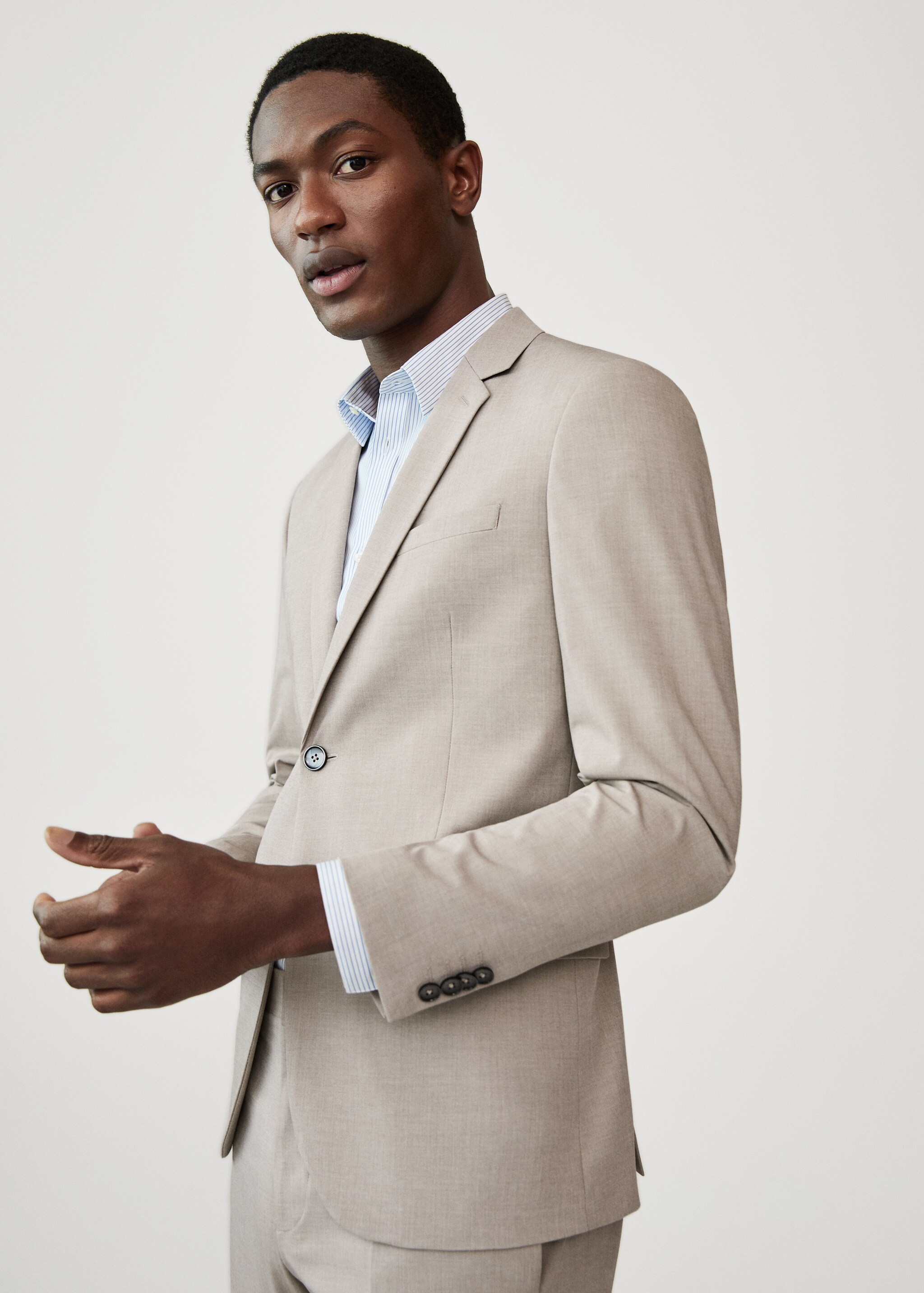 Super slim-fit suit jacket - Details of the article 2