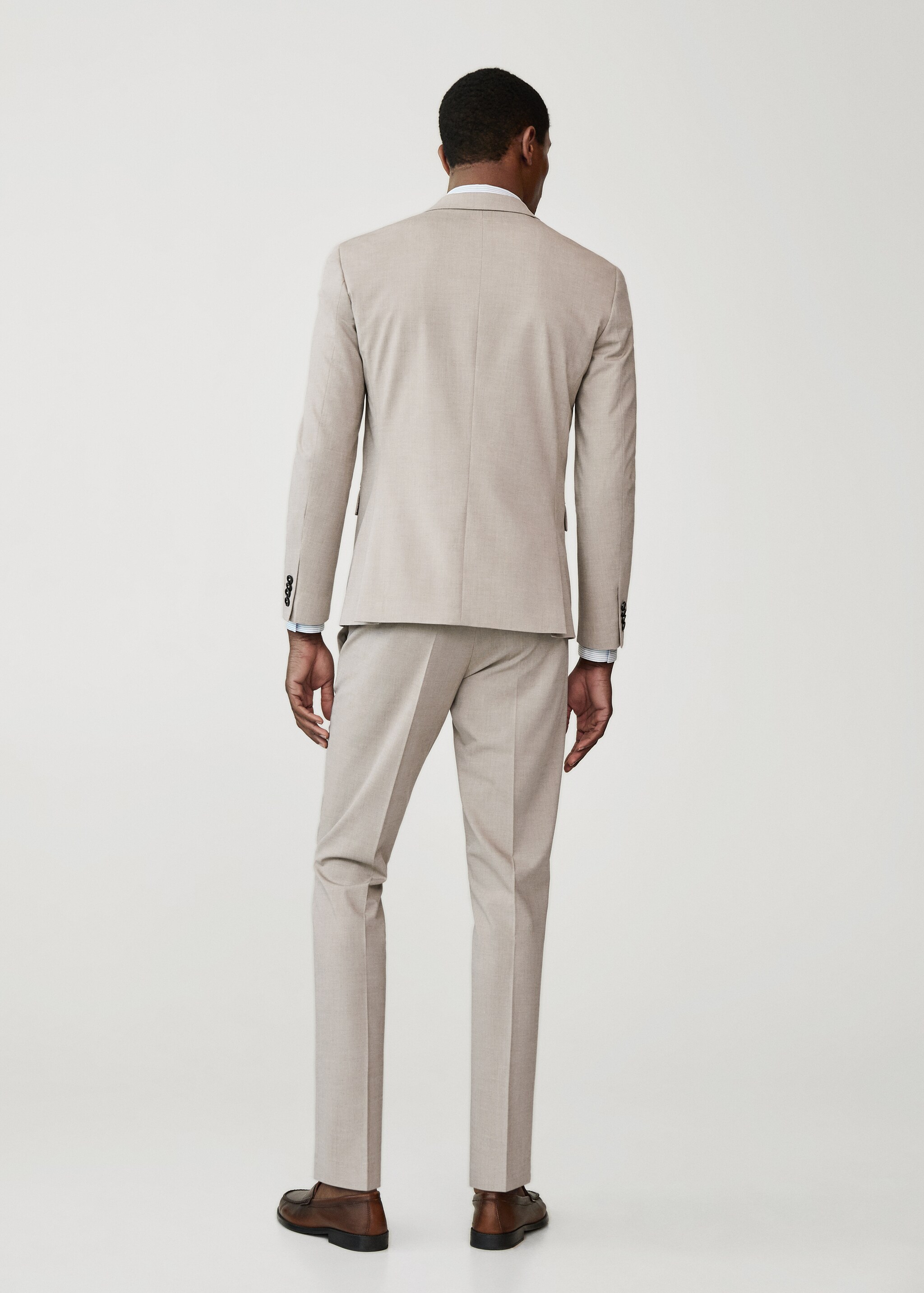 Super slim-fit suit jacket - Reverse of the article