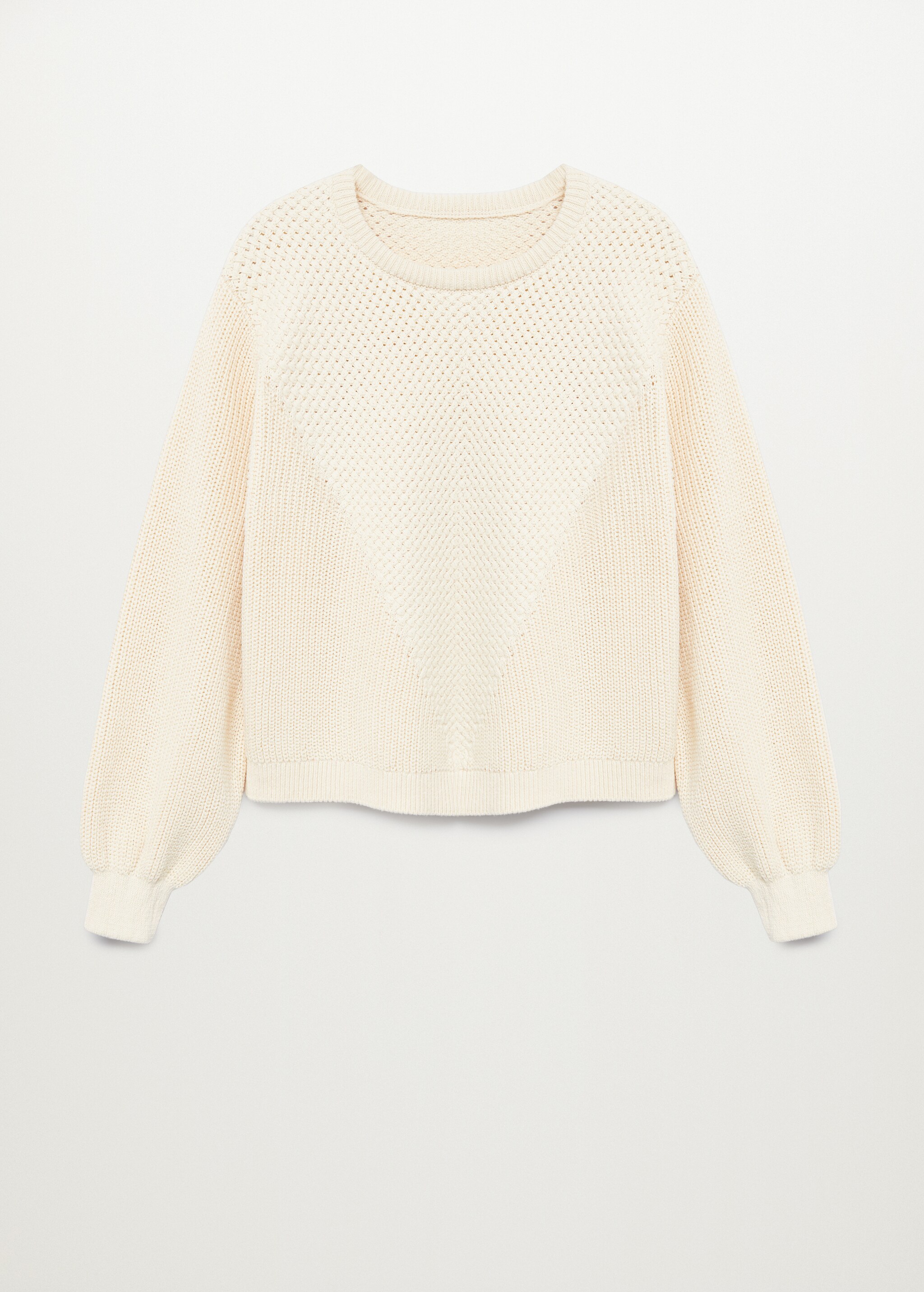 Pullover im Strick-Mix - Artikel ohne Model