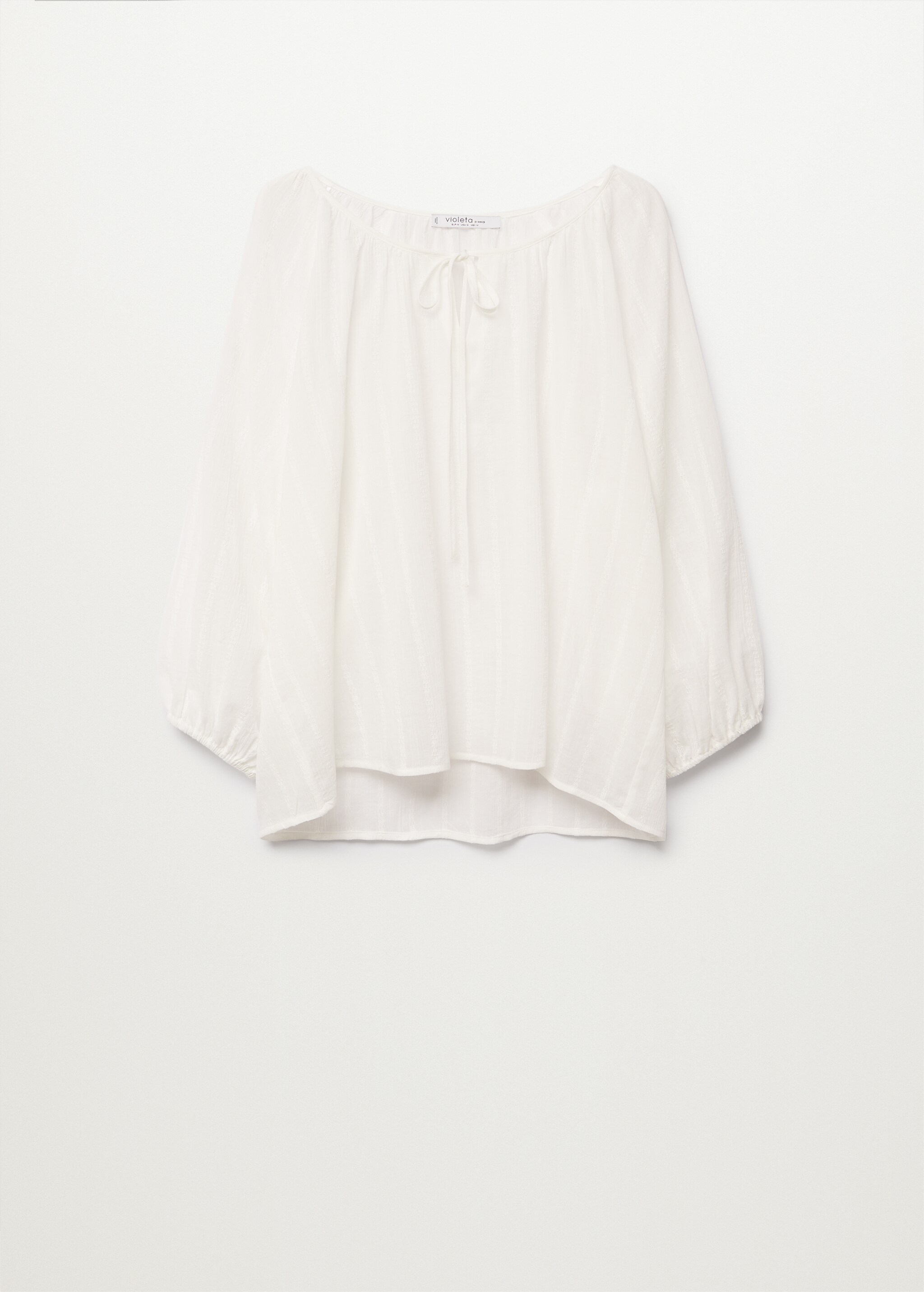 Blusa algodón lazo - Artículo sin modelo