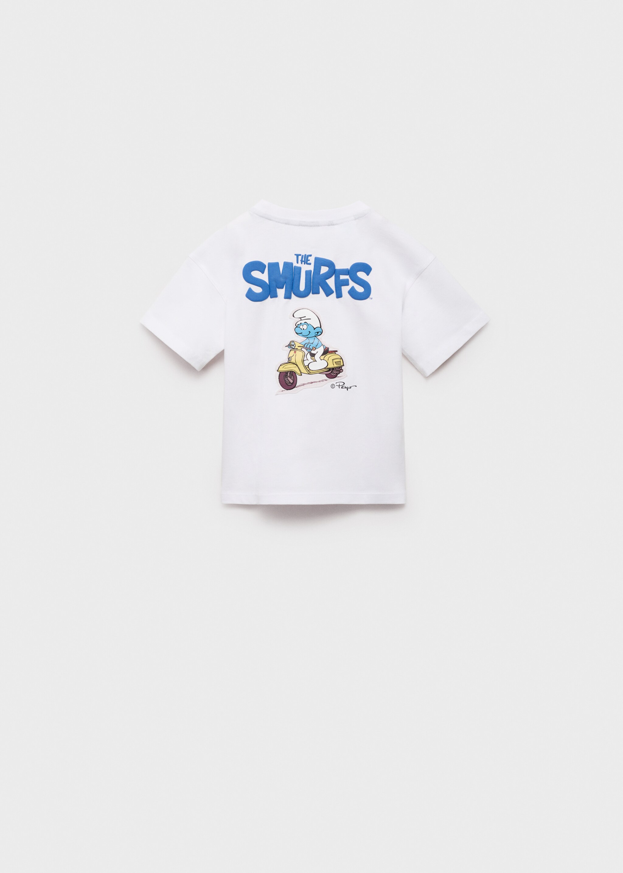 Smurfs t-shirt - Reverse of the article, Off White. Ref: 87055732-00.