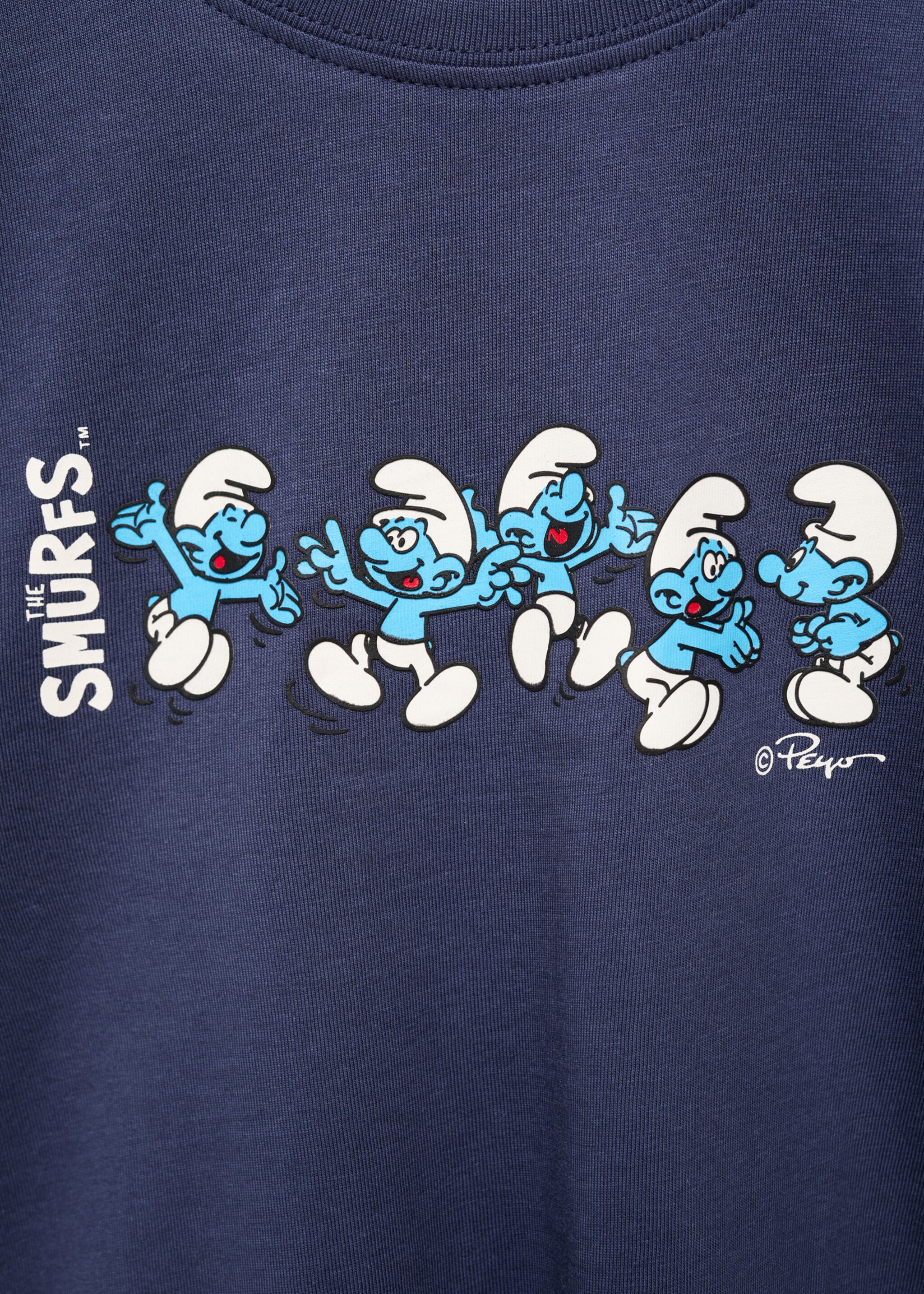 Smurfs t-shirt - Details of the article 8, Dark Navy. Ref: 87055733-00.