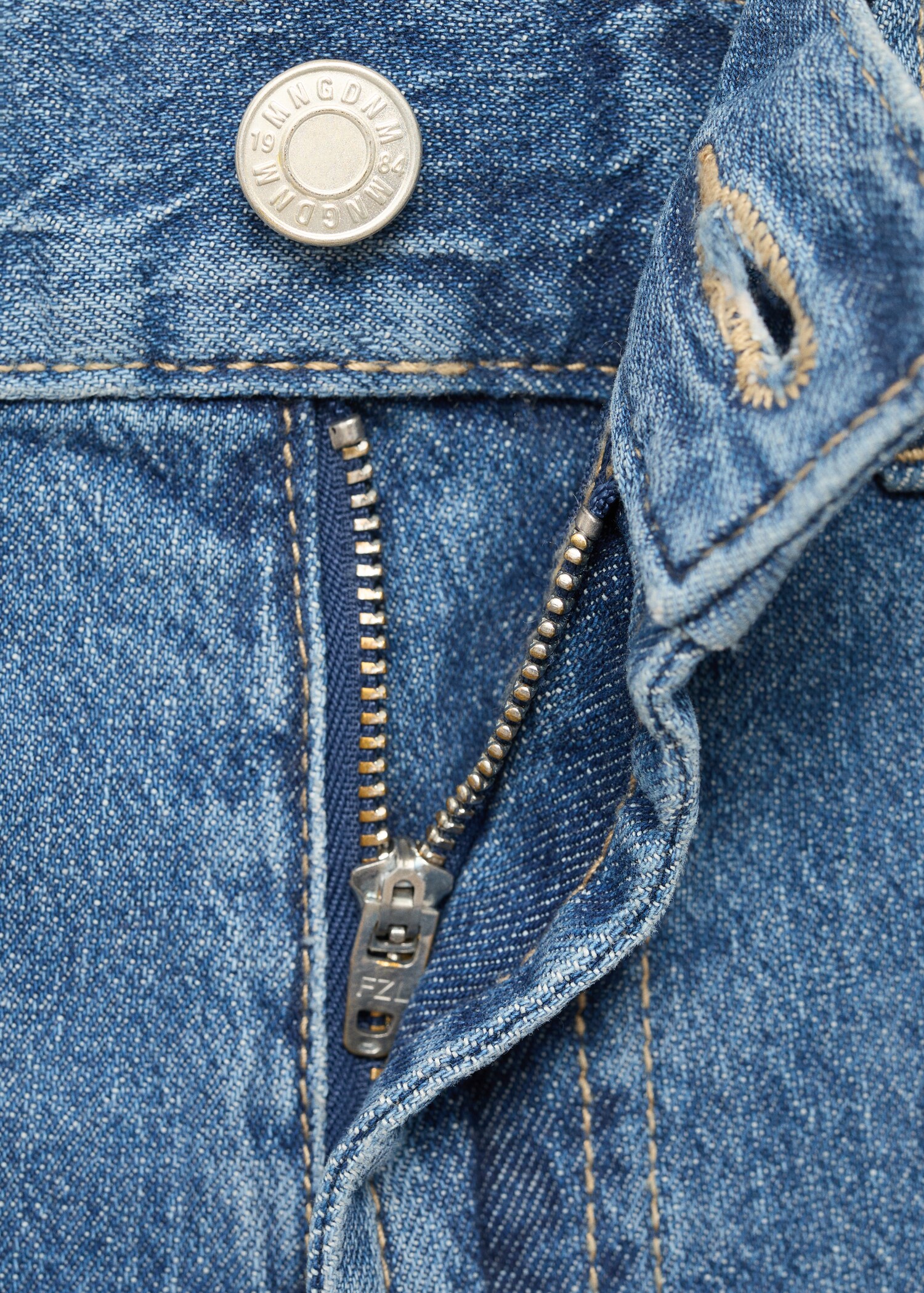 High-waist wideleg jeans - Detail van het artikel 8