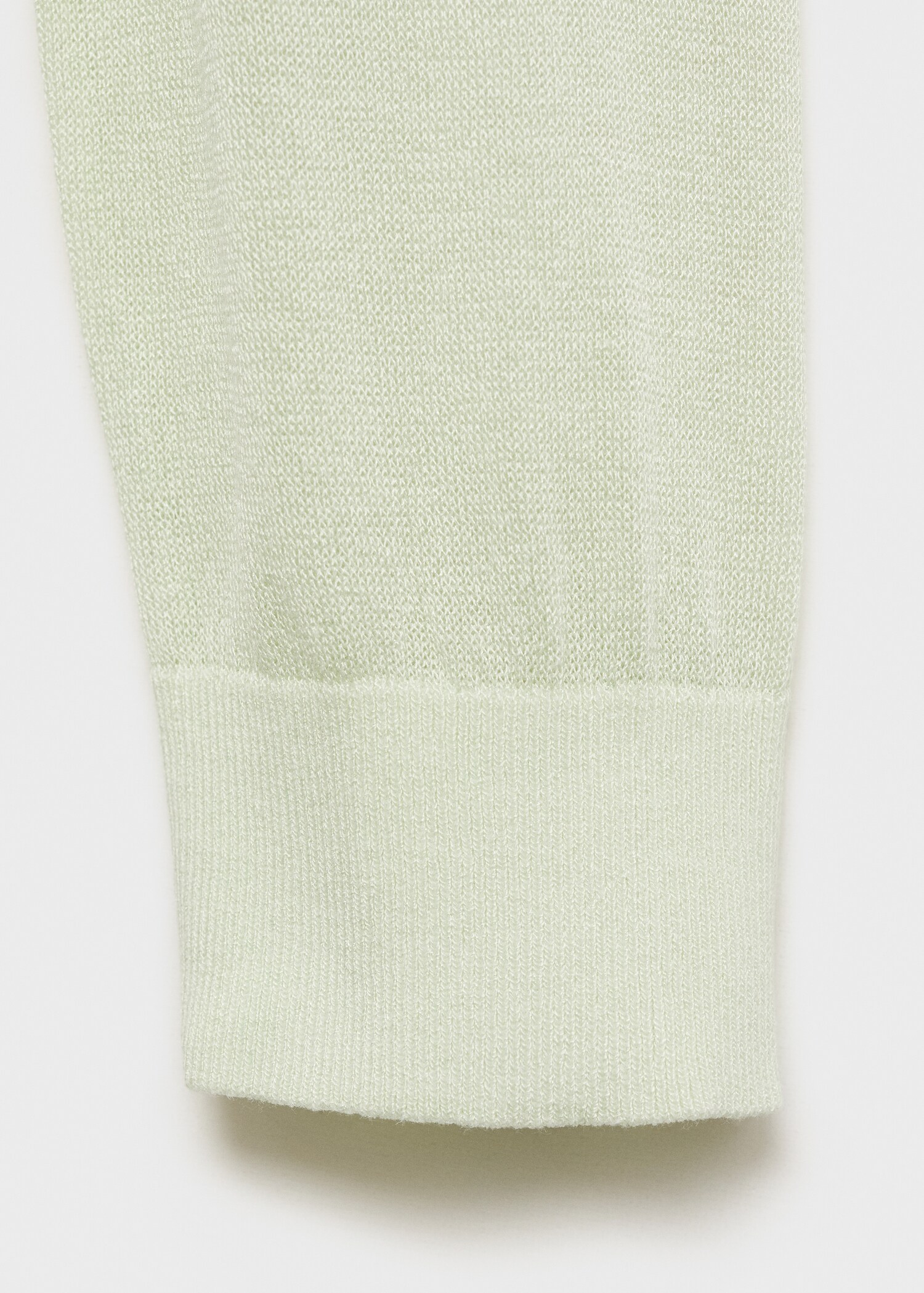 Semi-transparent cropped knitted cardigan - Details of the article 0