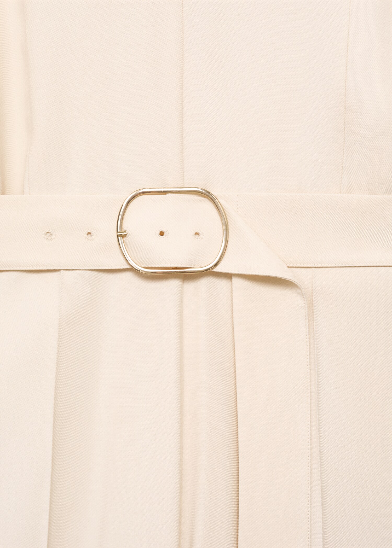 Long jumpsuit with belt and buckle - Details of the article 8