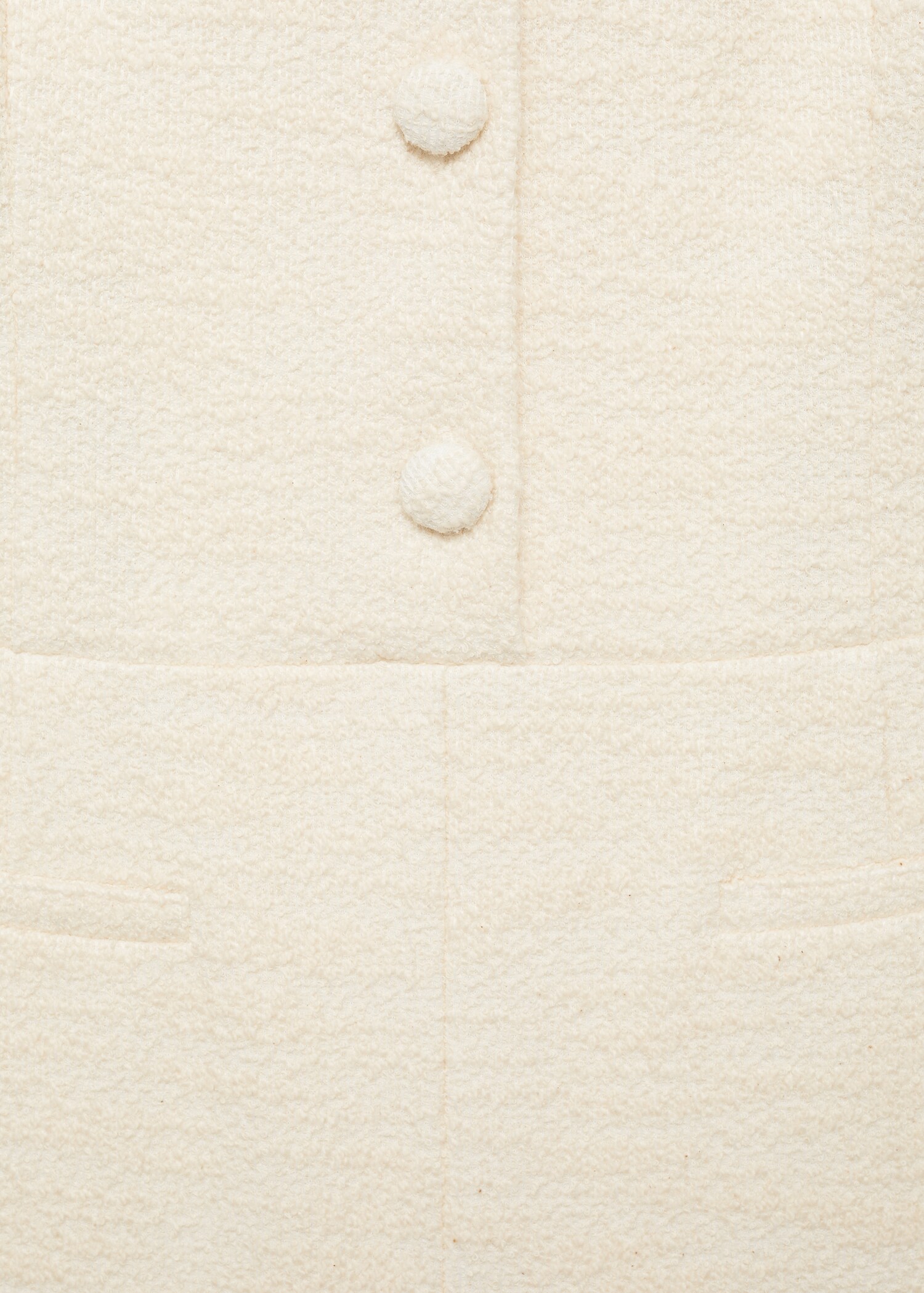 Buttoned tweed jumpsuit - Details of the article 8