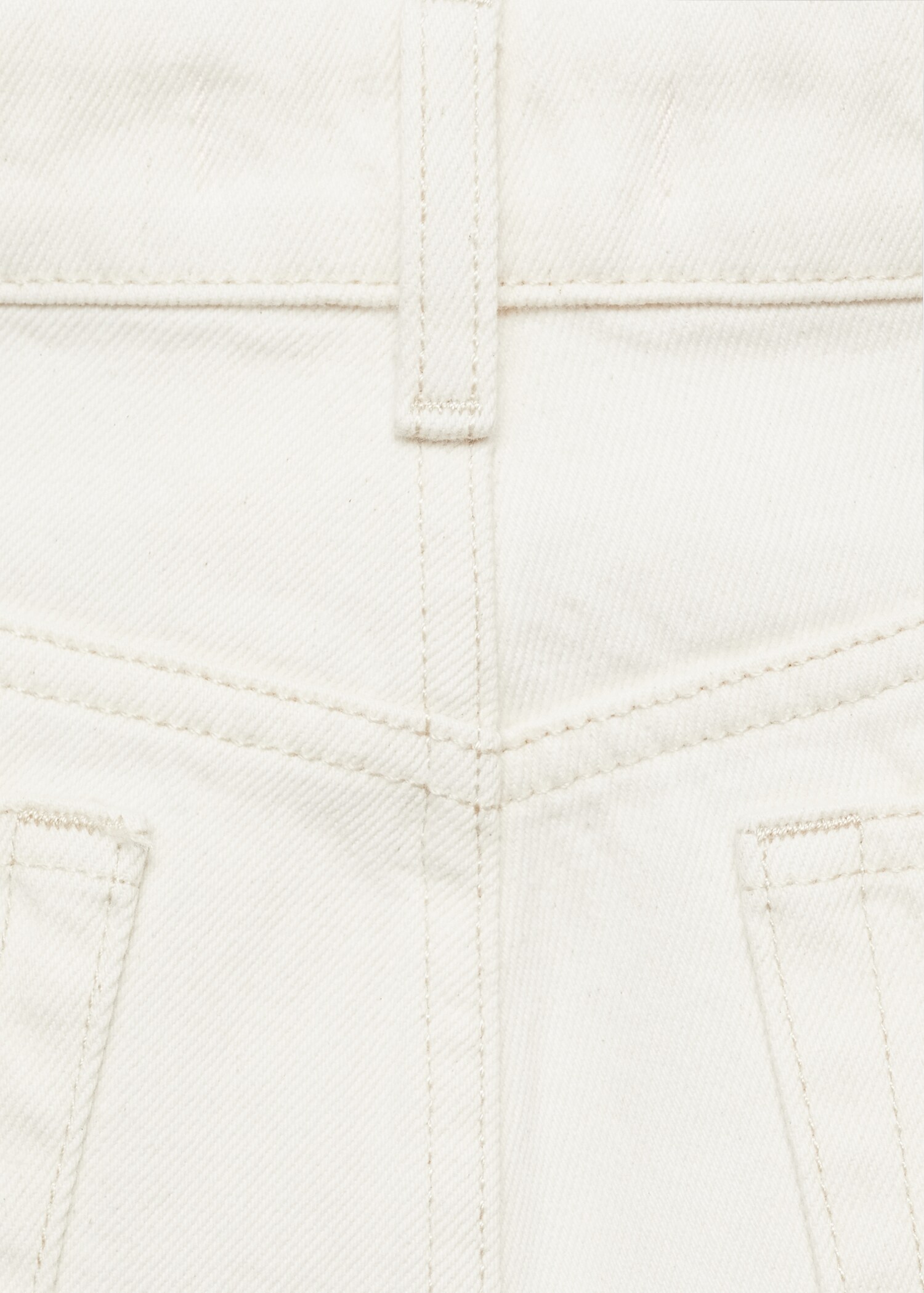 Wide leg cropped jeans with seam detail - Details of the article 8