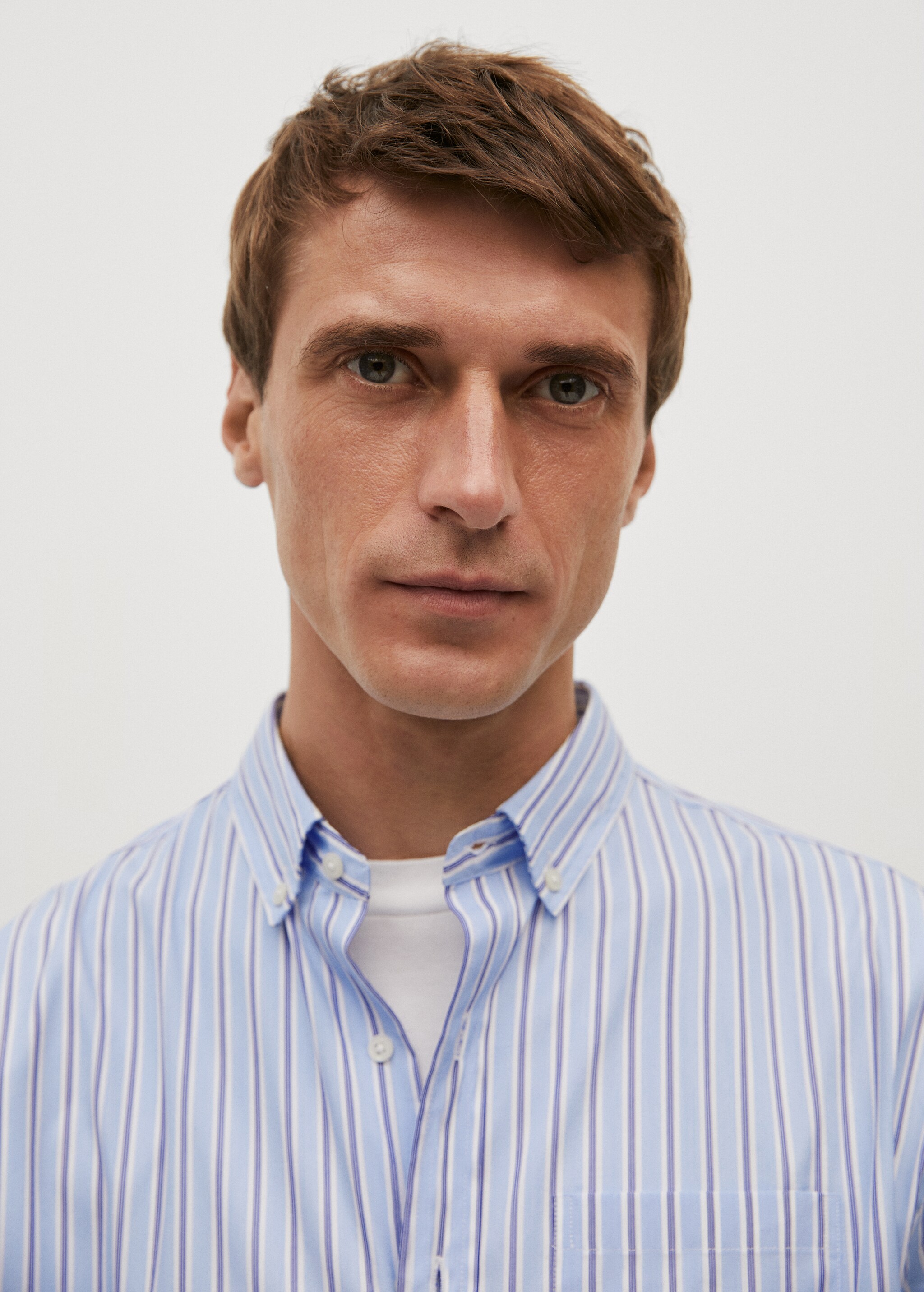 Camisa regular fit rayas tejido premium - Detalle del artículo 1