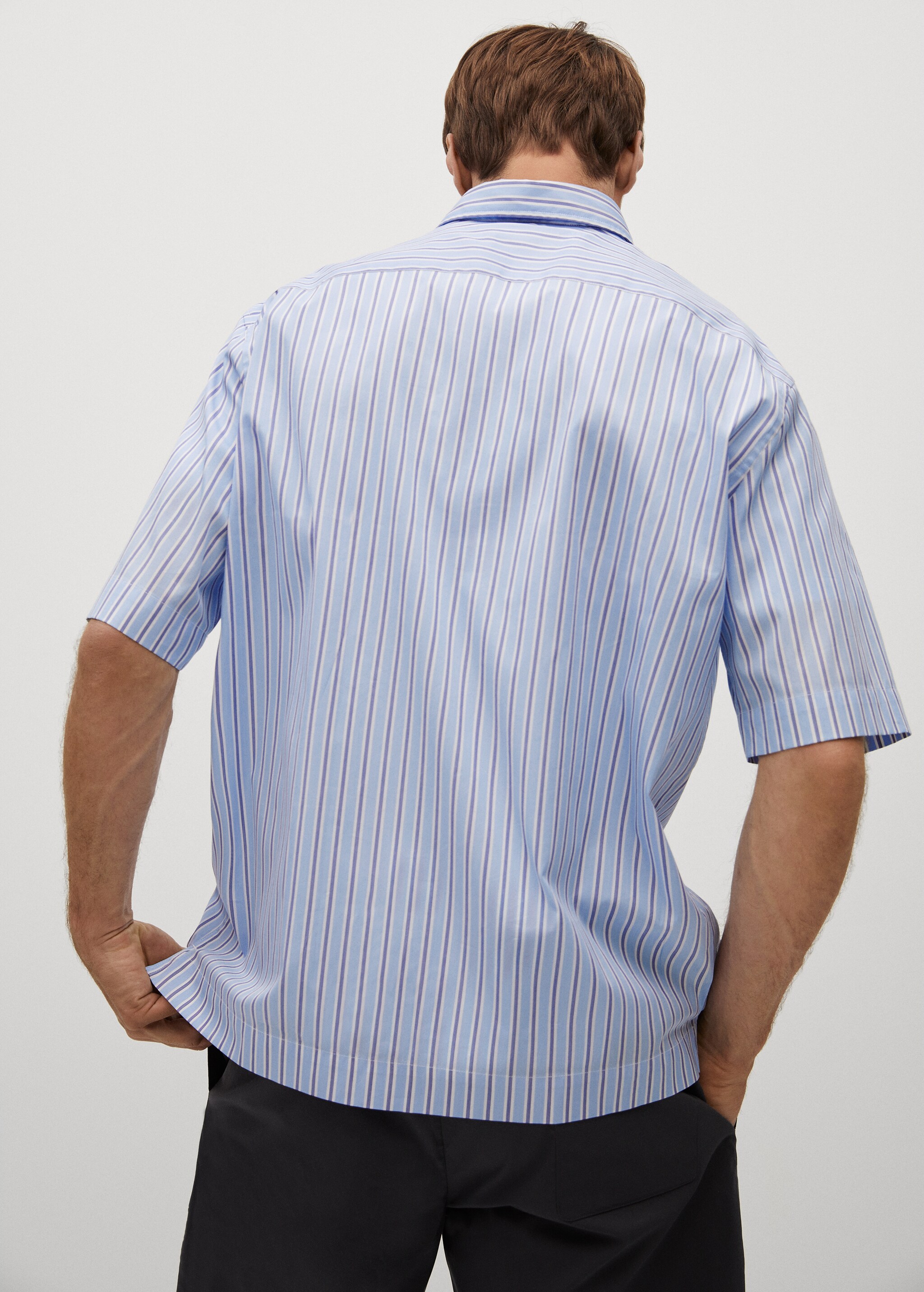 Camisa regular fit rayas tejido premium - Detalle del artículo 4