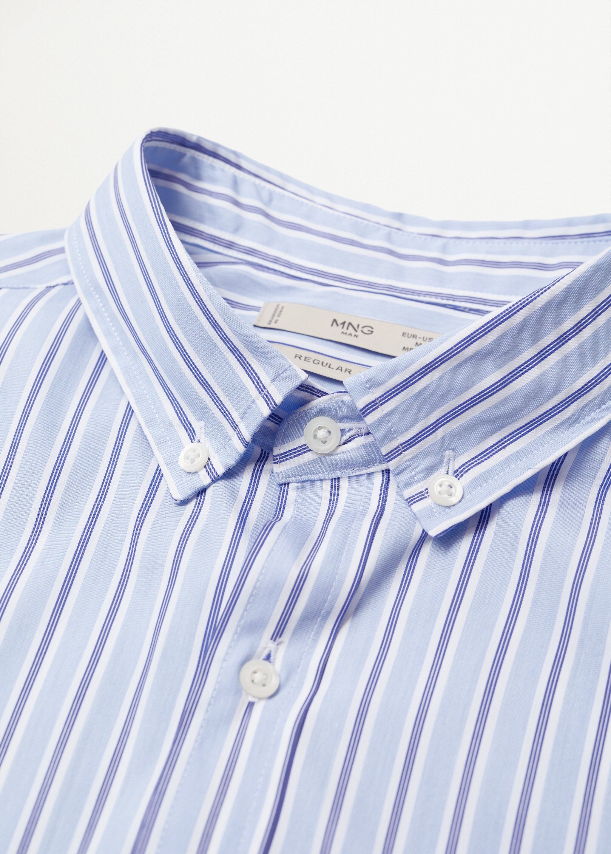 Camisa regular fit rayas tejido premium - Detalle del artículo 8