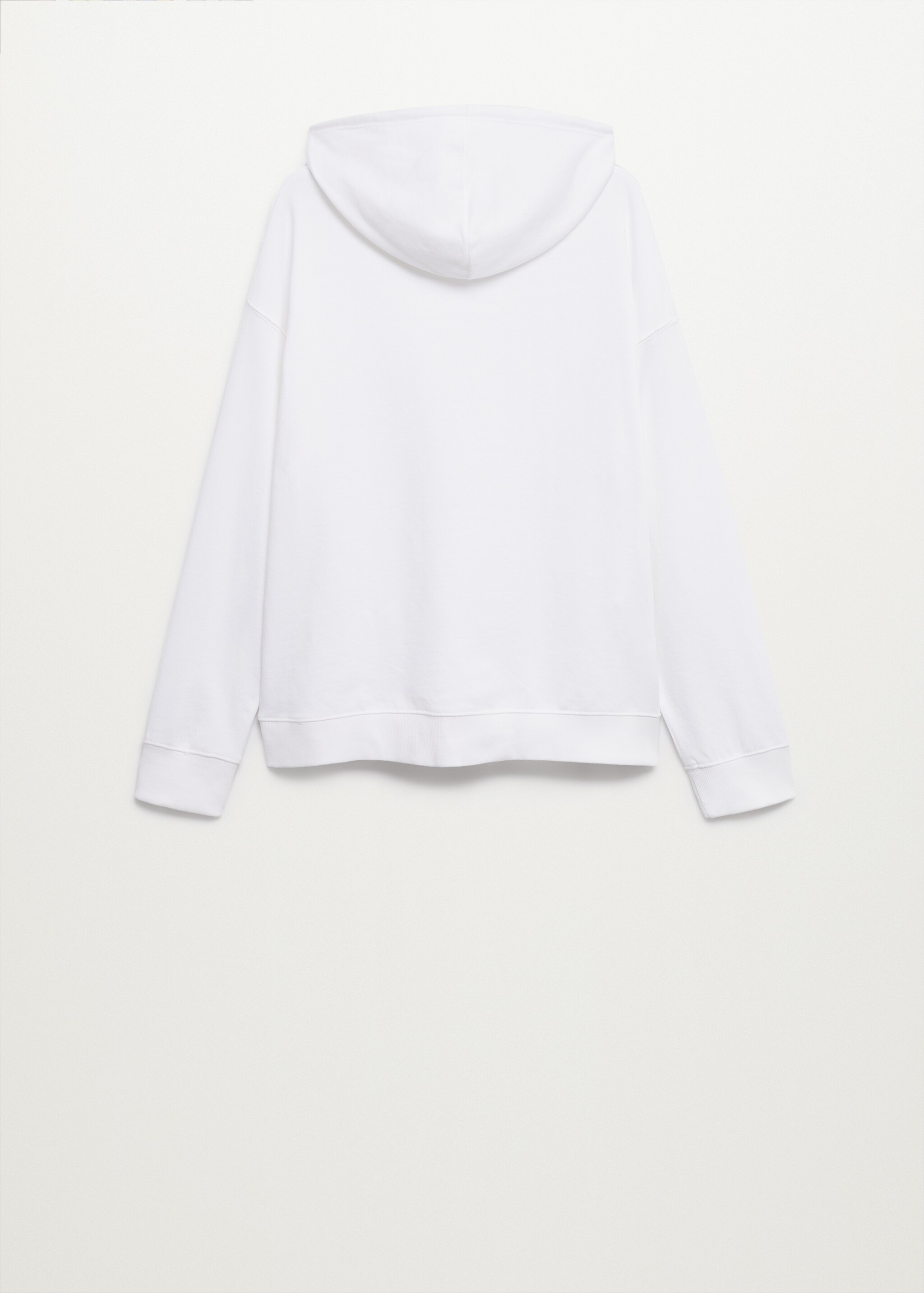 Sudadera oversize algodón  - Reverso del artículo
