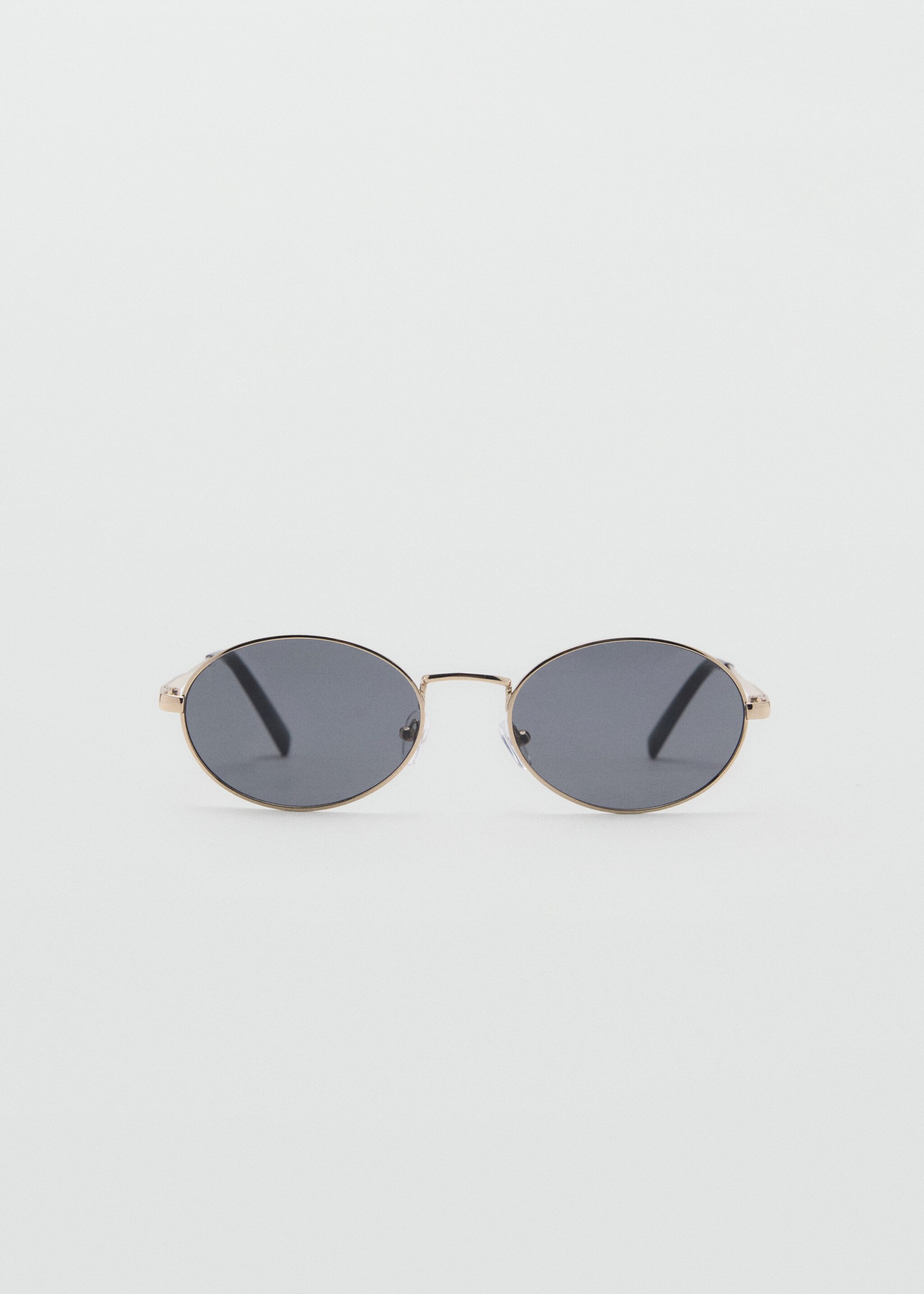 Round metal-rimmed sunglasses - Article without model, Gold. Ref: 87055928-00.