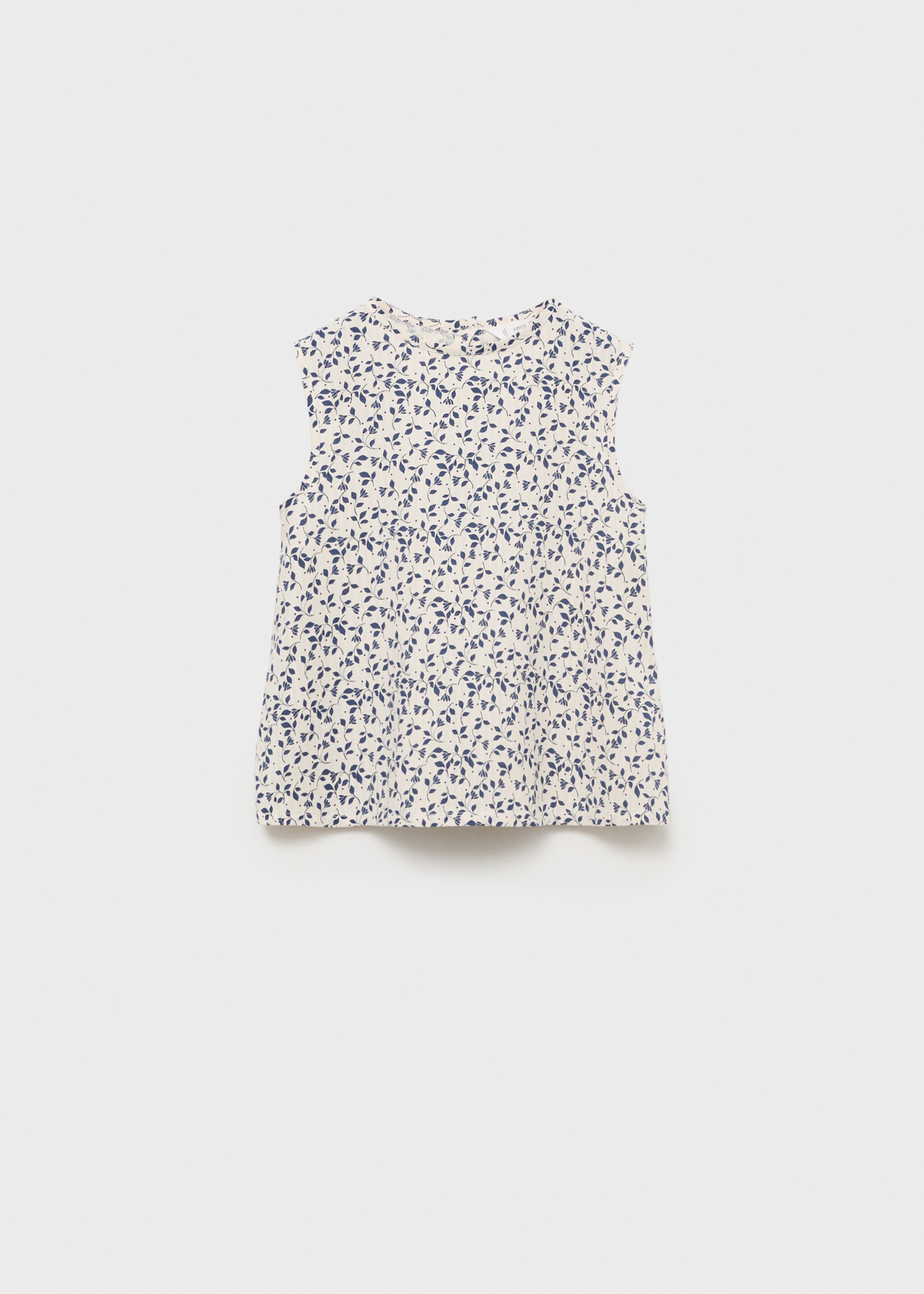 Blusa estampada sin mangas - Artículo sin modelo, Blanco. Ref: 87055940-00.