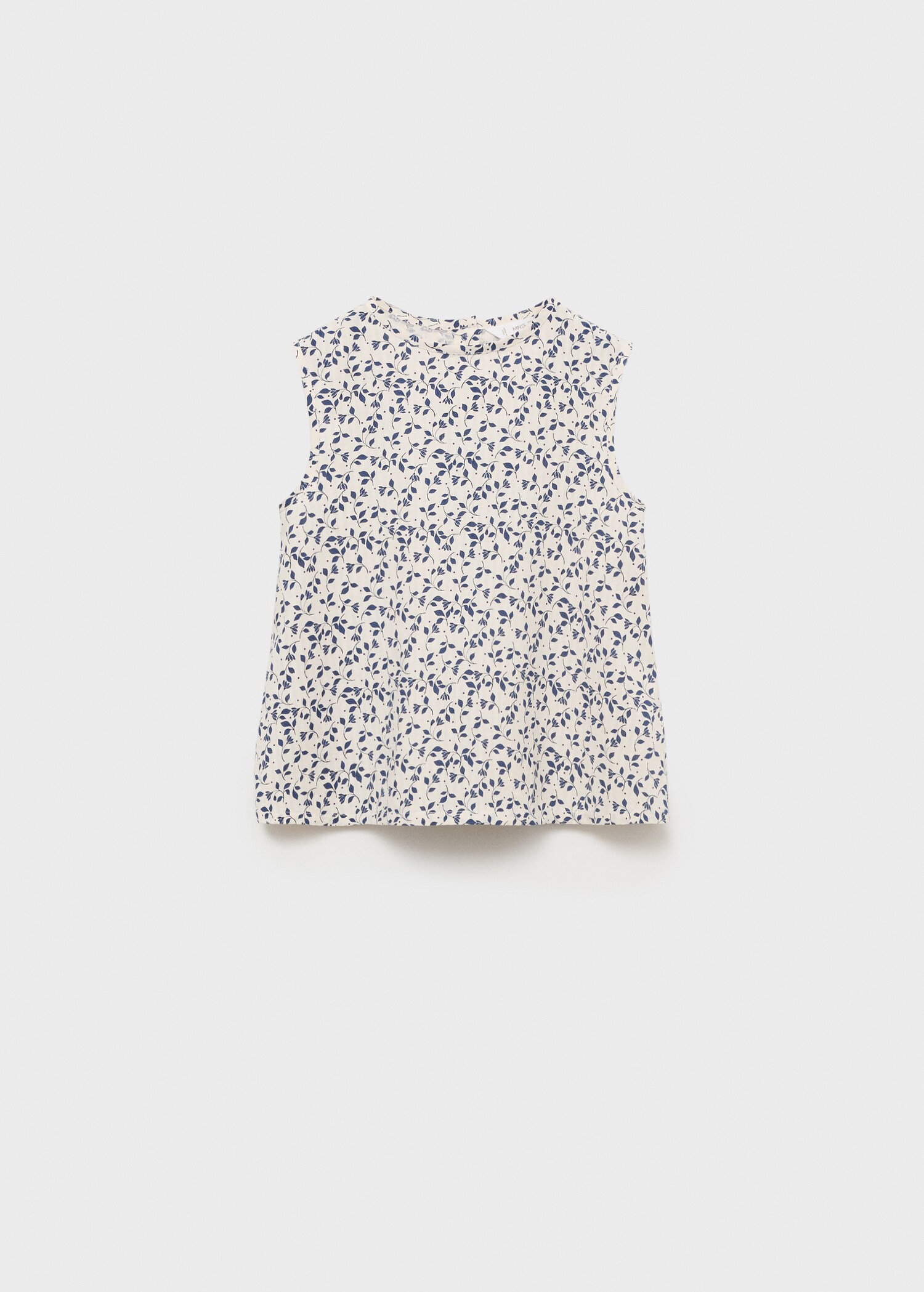 Blusa estampada sin mangas - Artículo sin modelo