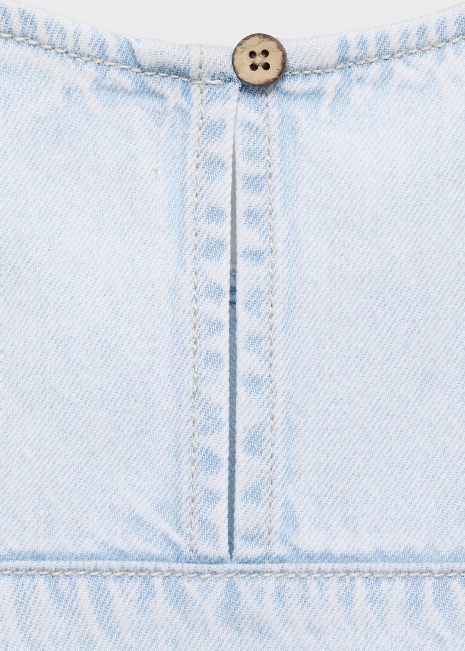 Frilled denim shirt - Details of the article 8