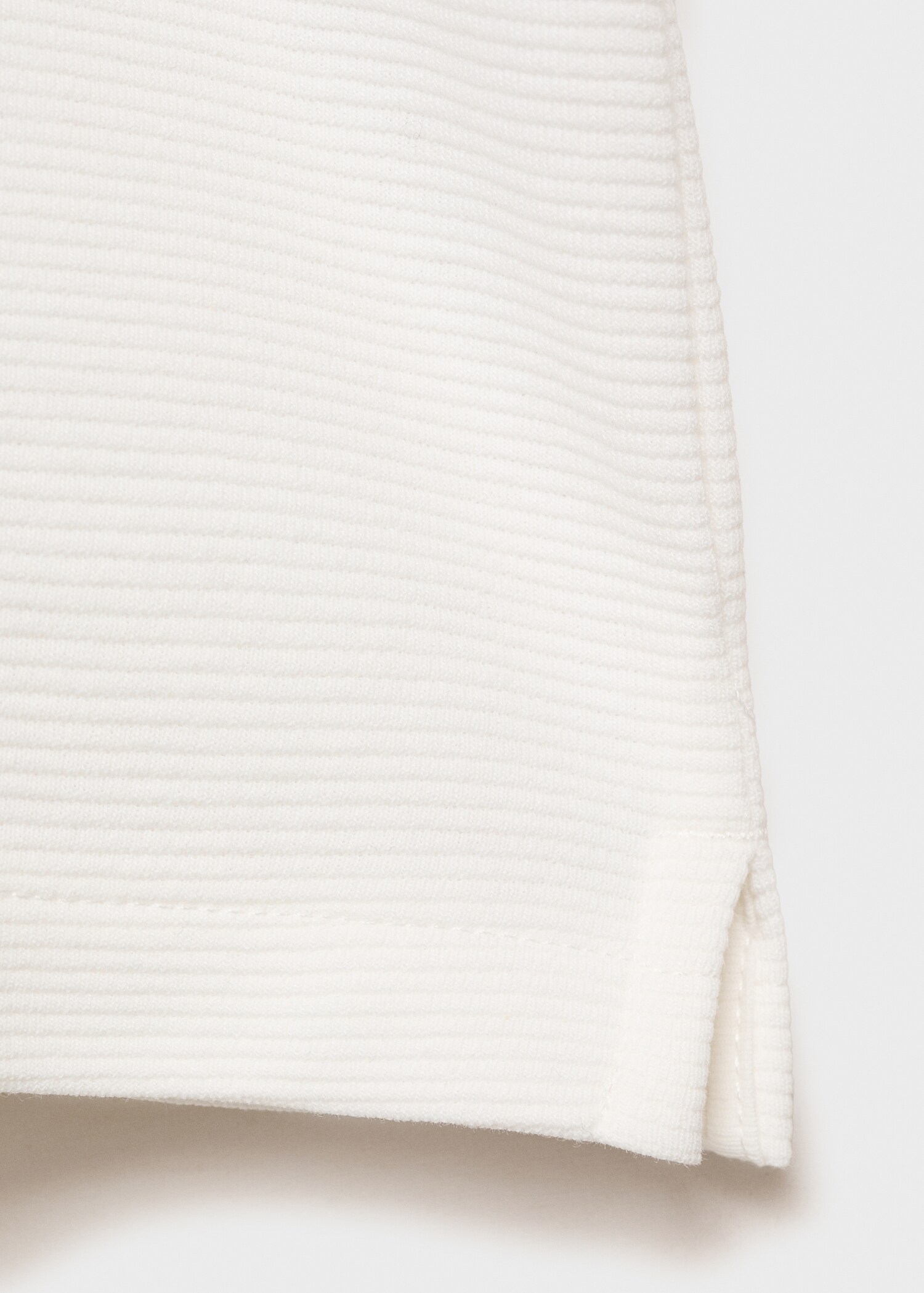 Πλεκτό πόλο με ανάγλυφη υφή - Λεπτομέρεια του προϊόντος 0