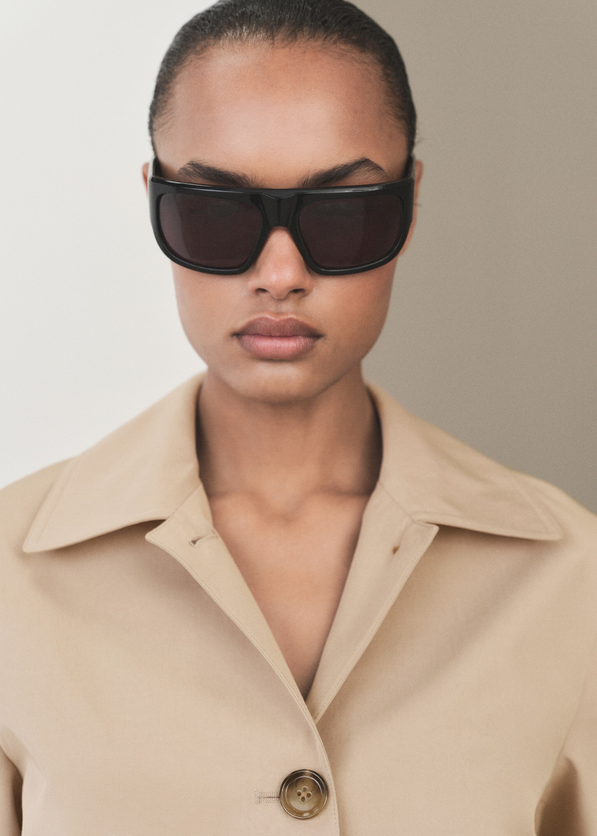 Veste en coton poches - Détail de l'article 1, Kaki. Ref: 87055953-00.