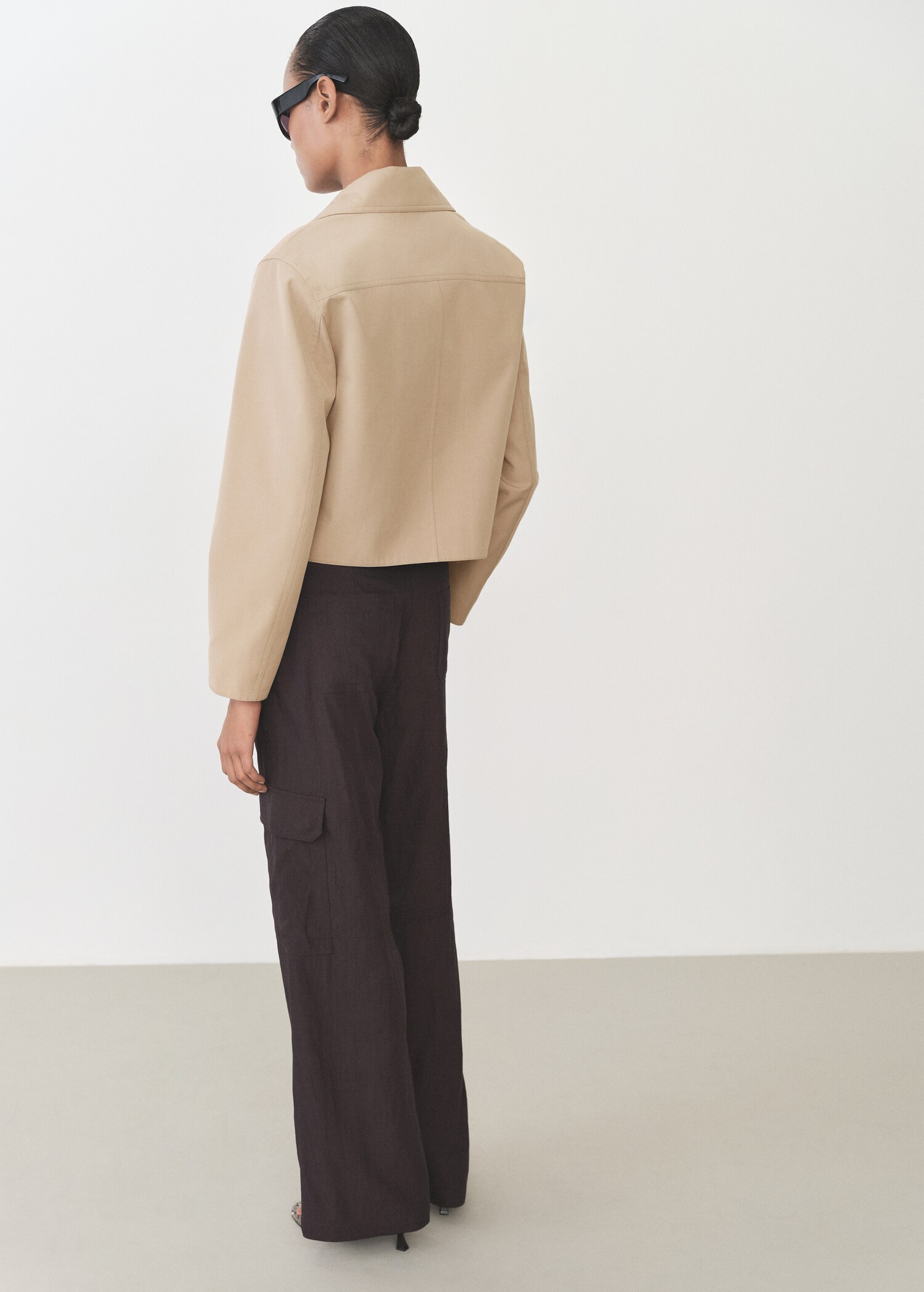 Veste en coton poches - Verso de l’article