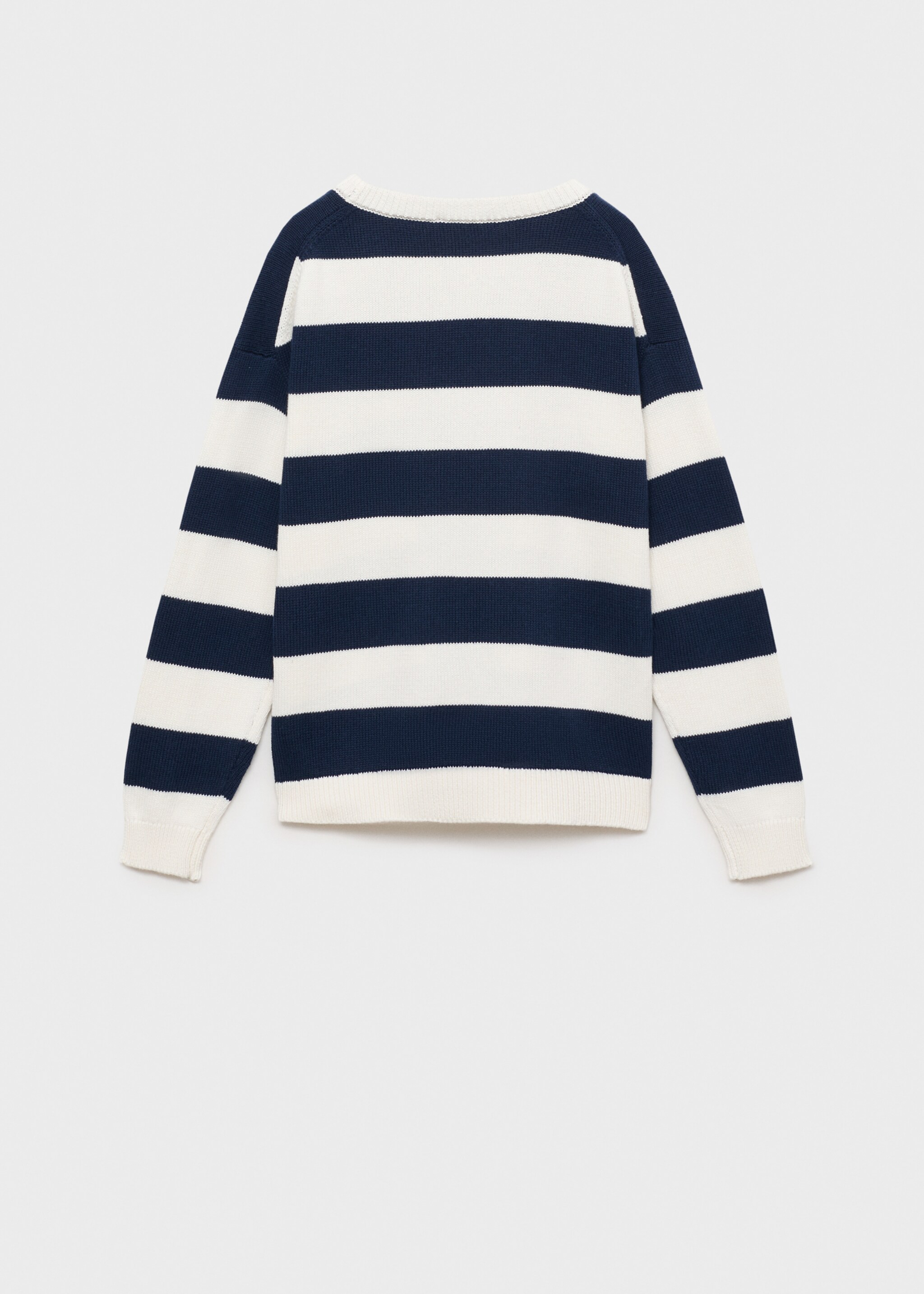 Jersei punt ratlles - Revers de l'article, Blanc trencat. Ref: 87055956-00.