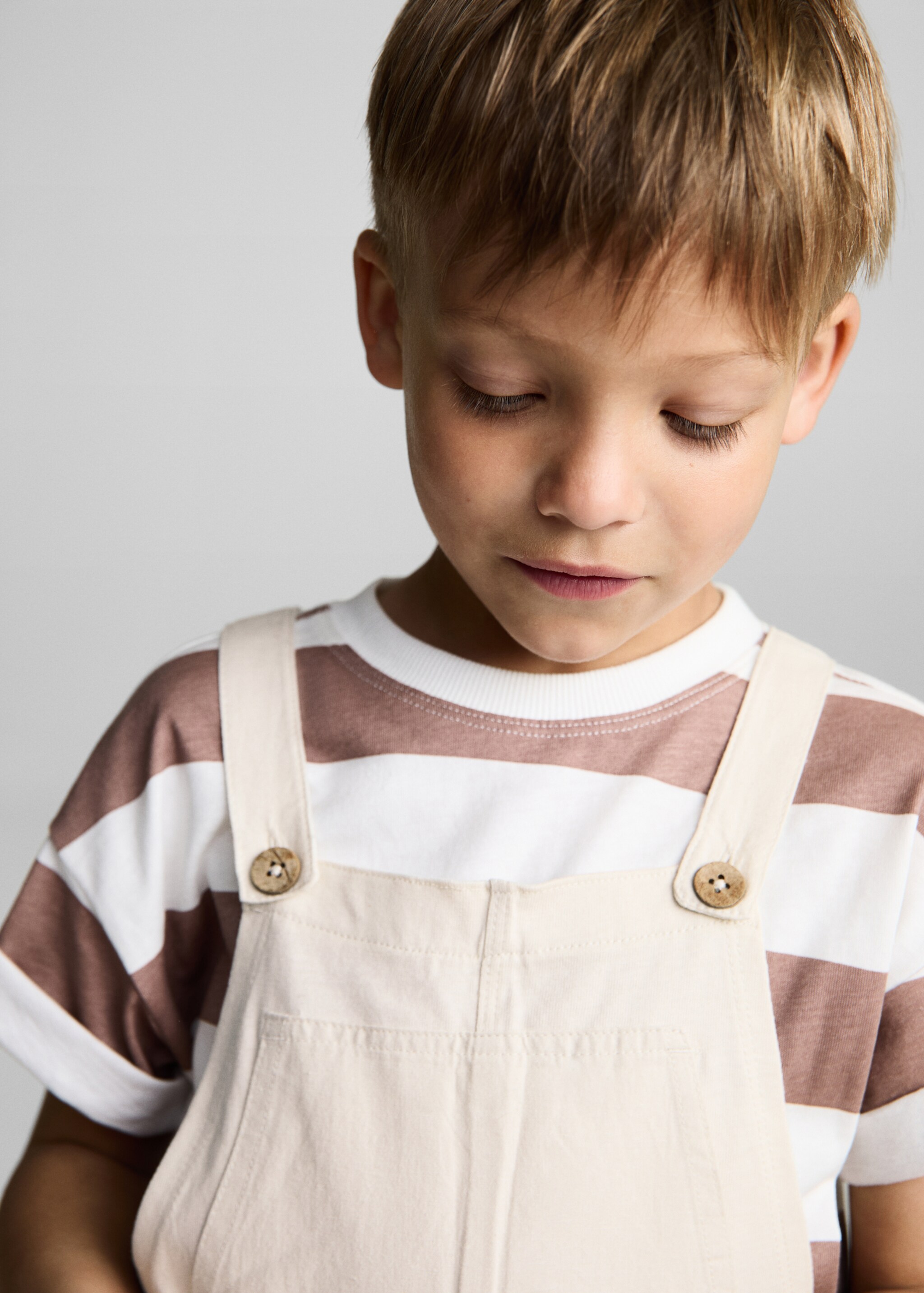 Σαλοπέτα πλεκτή βαμβακερή - Λεπτομέρεια του προϊόντος 1, Γκρι Πάγου. Ref: 87055957-00.