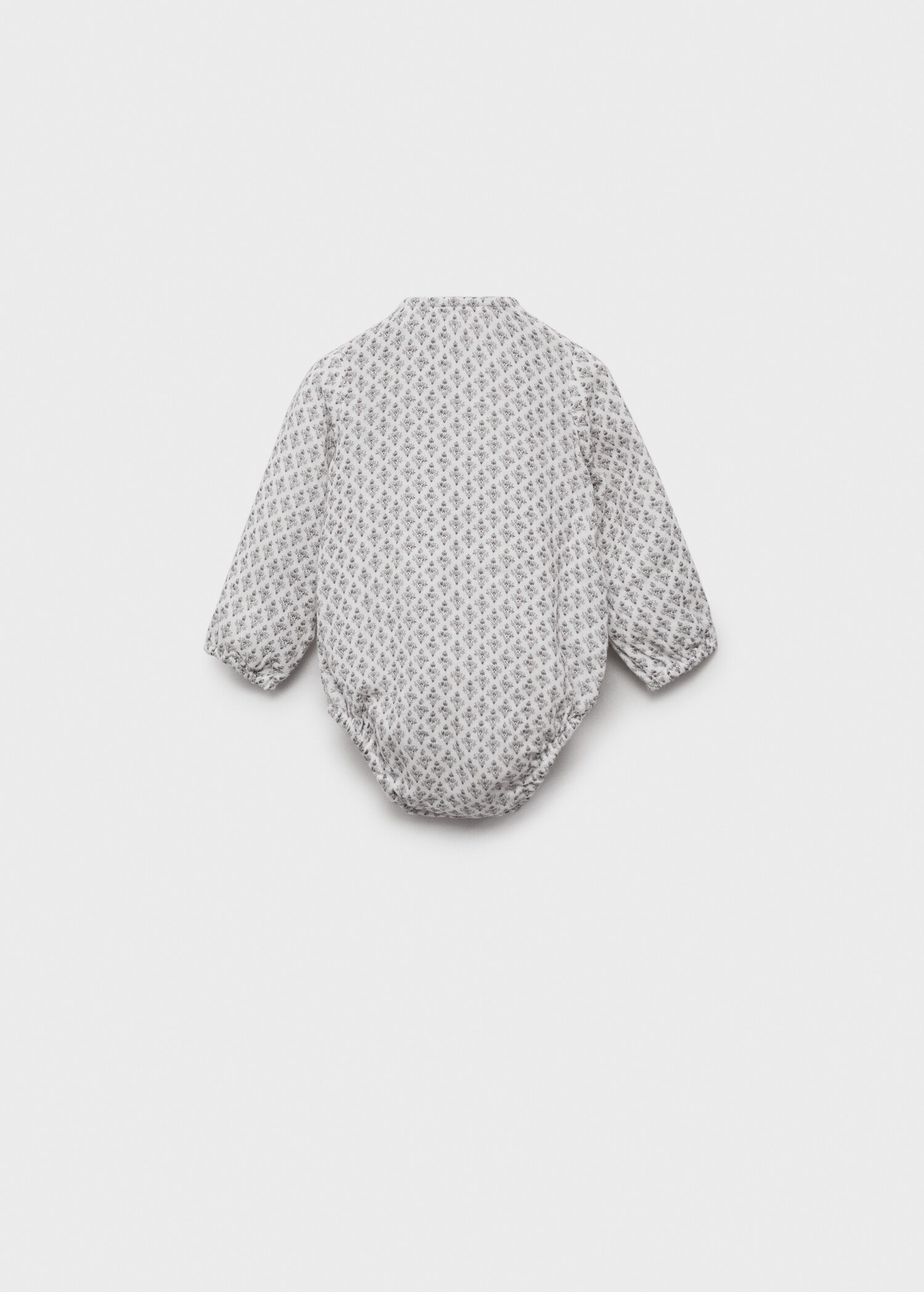 Printed crossover romper suit - Reverse of the article