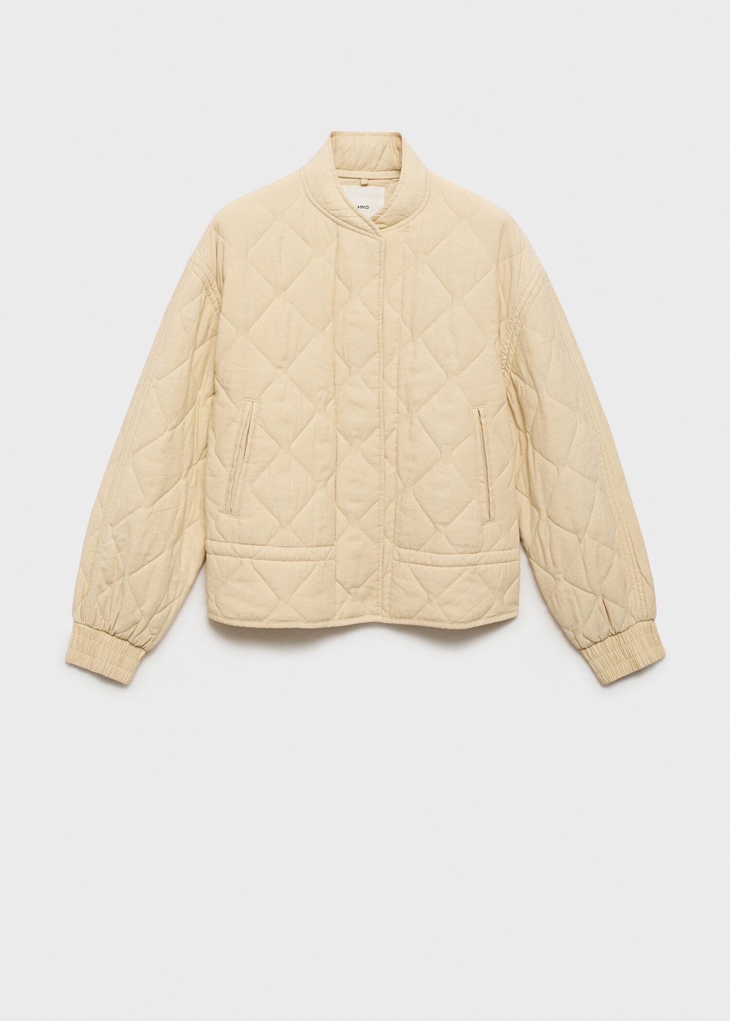 Quilted bomber jacket - Article without model