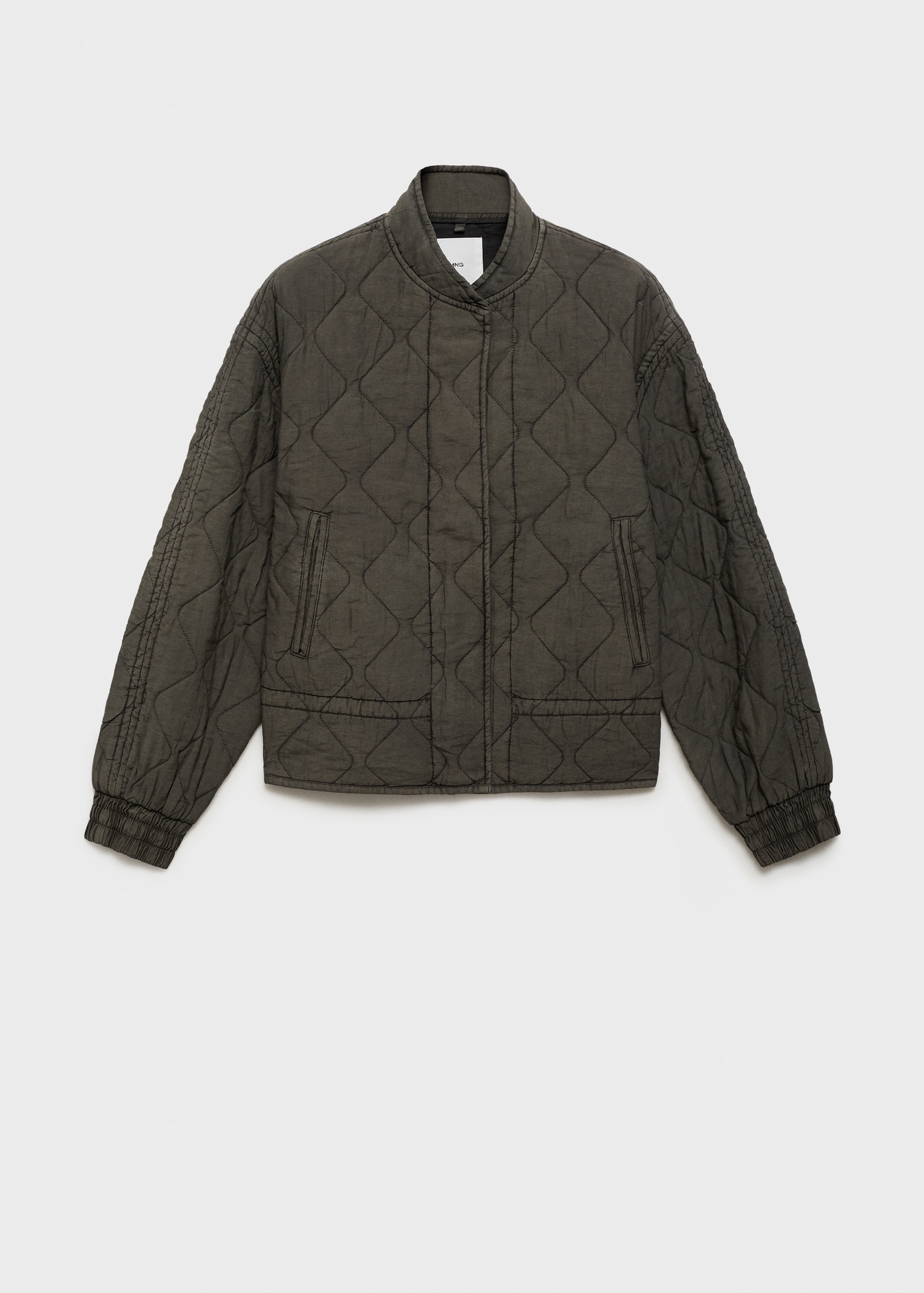 Quilted bomber jacket - Article without model