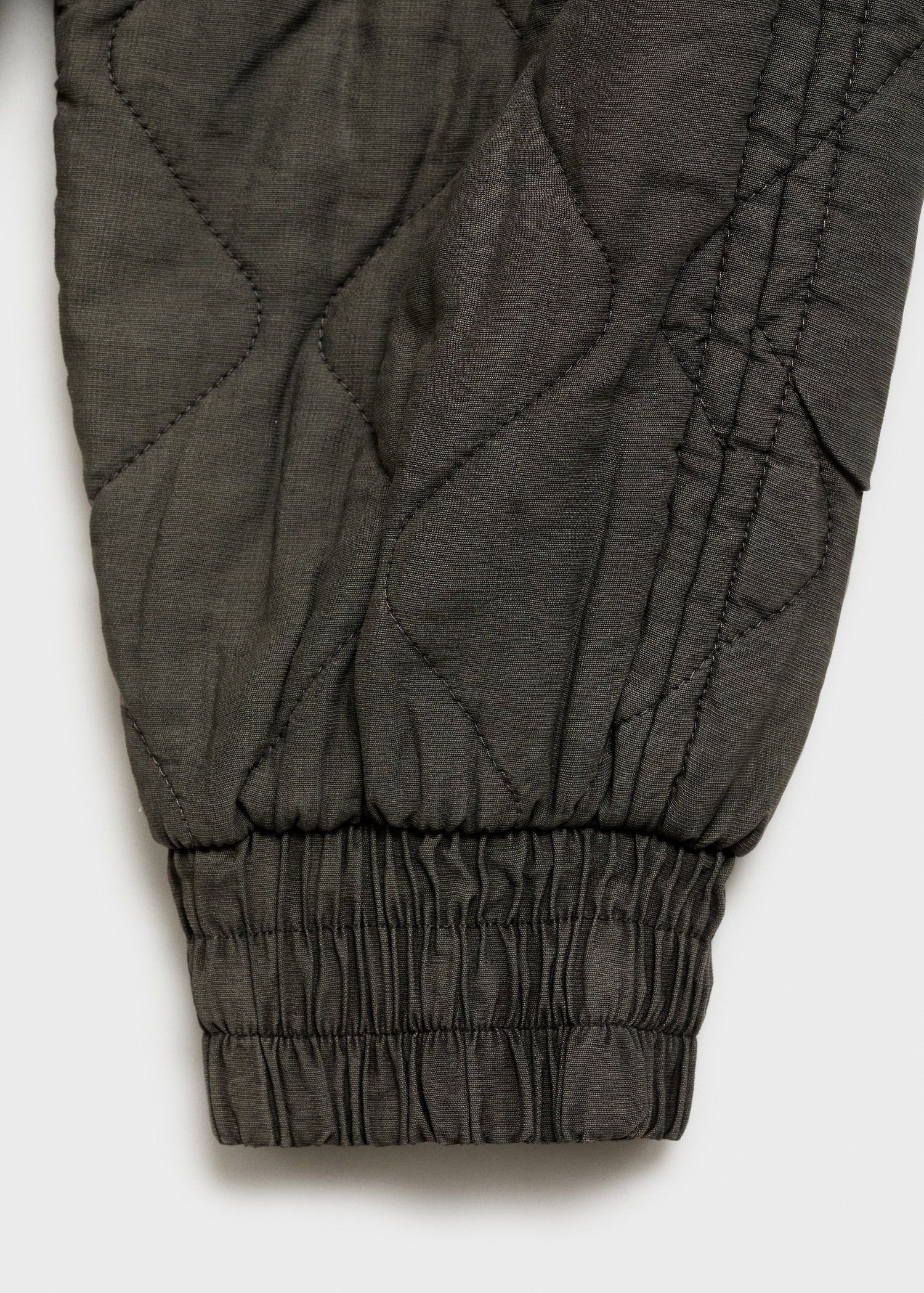 Quilted bomber jacket - Details of the article 0