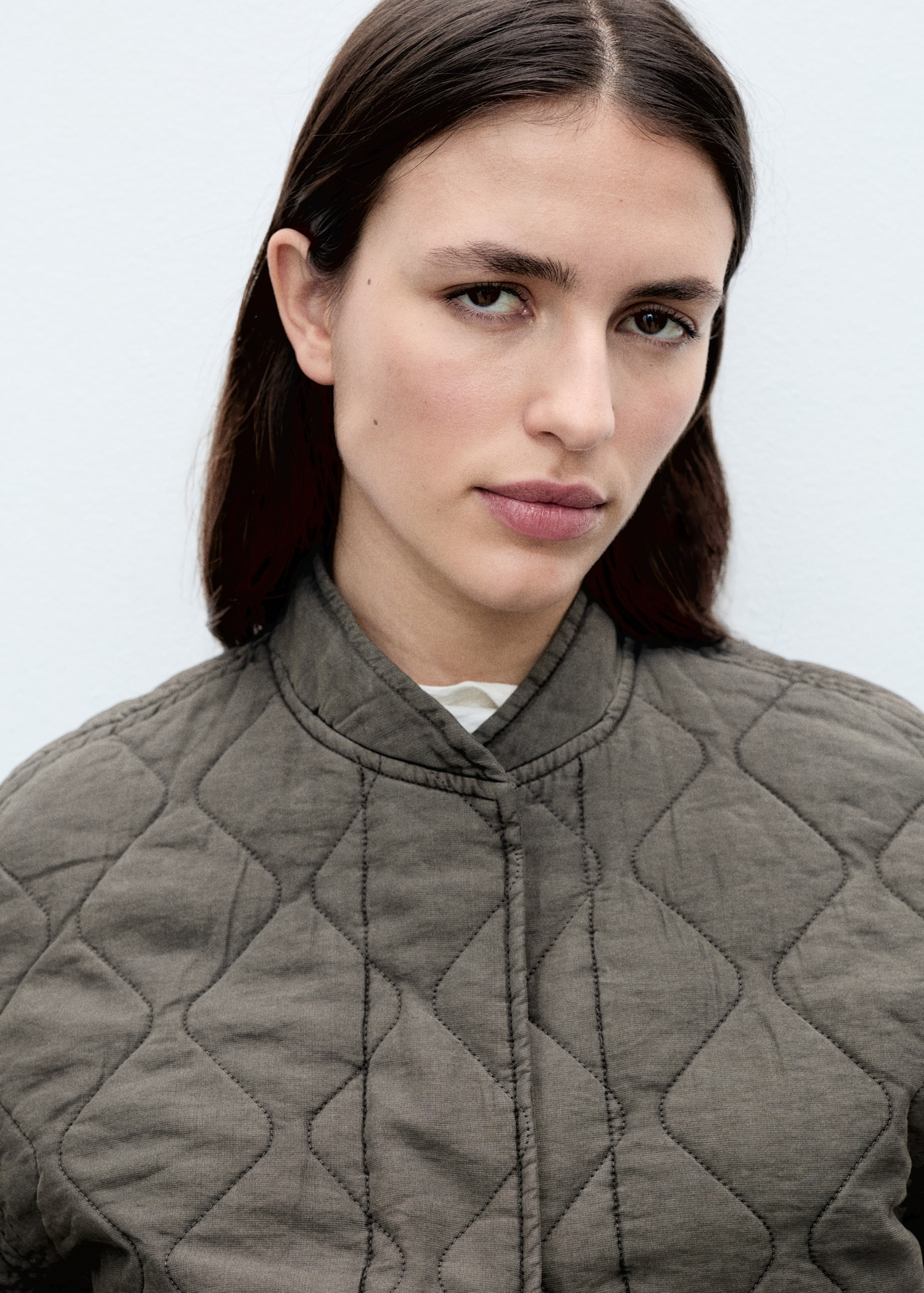 Quilted bomber jacket - Details of the article 1