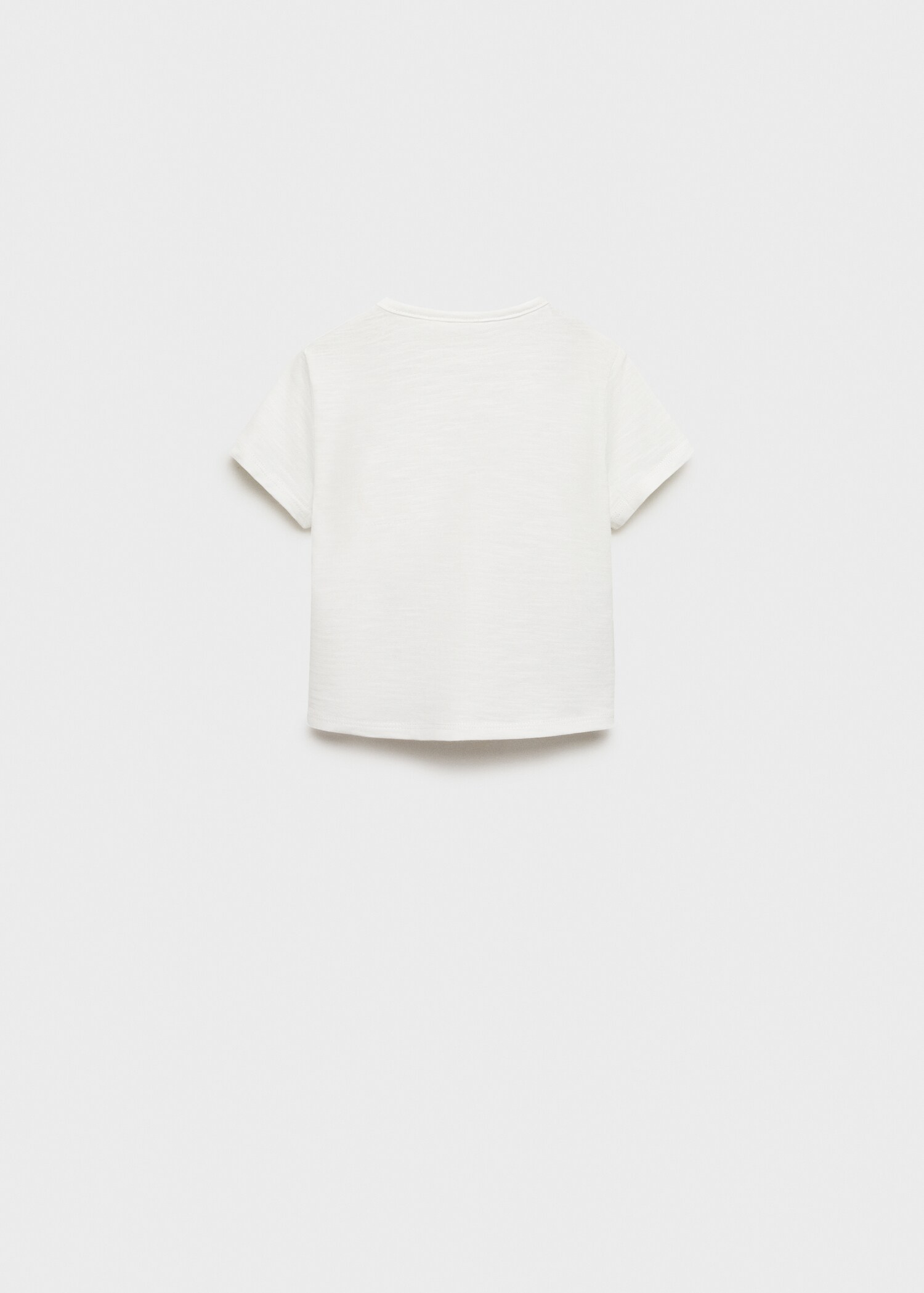 Embossed cotton t-shirt - Reverse of the article