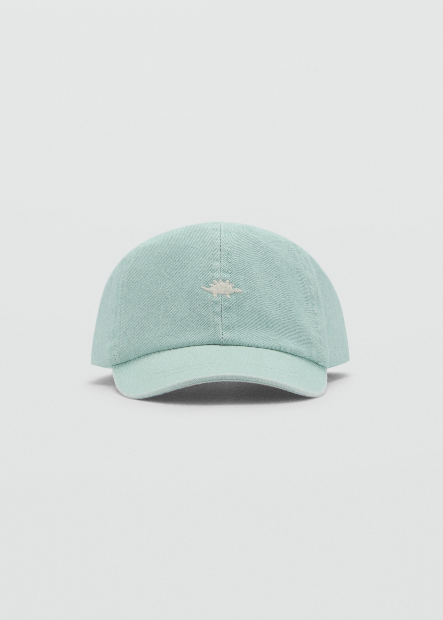 Cap with embroidered visor - Medium plane