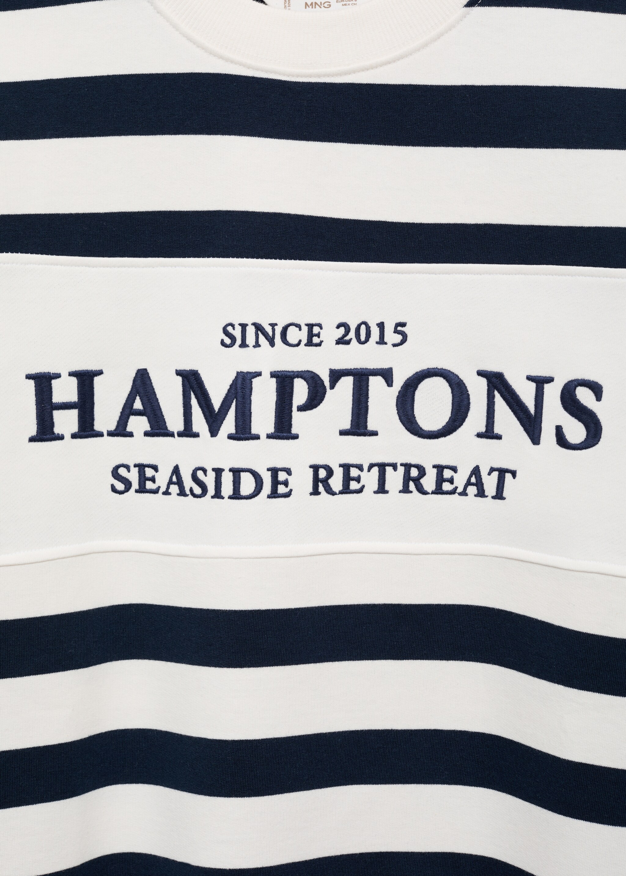 Message striped sweatshirt - Details of the article 0, Off White. Ref: 87056337-00.