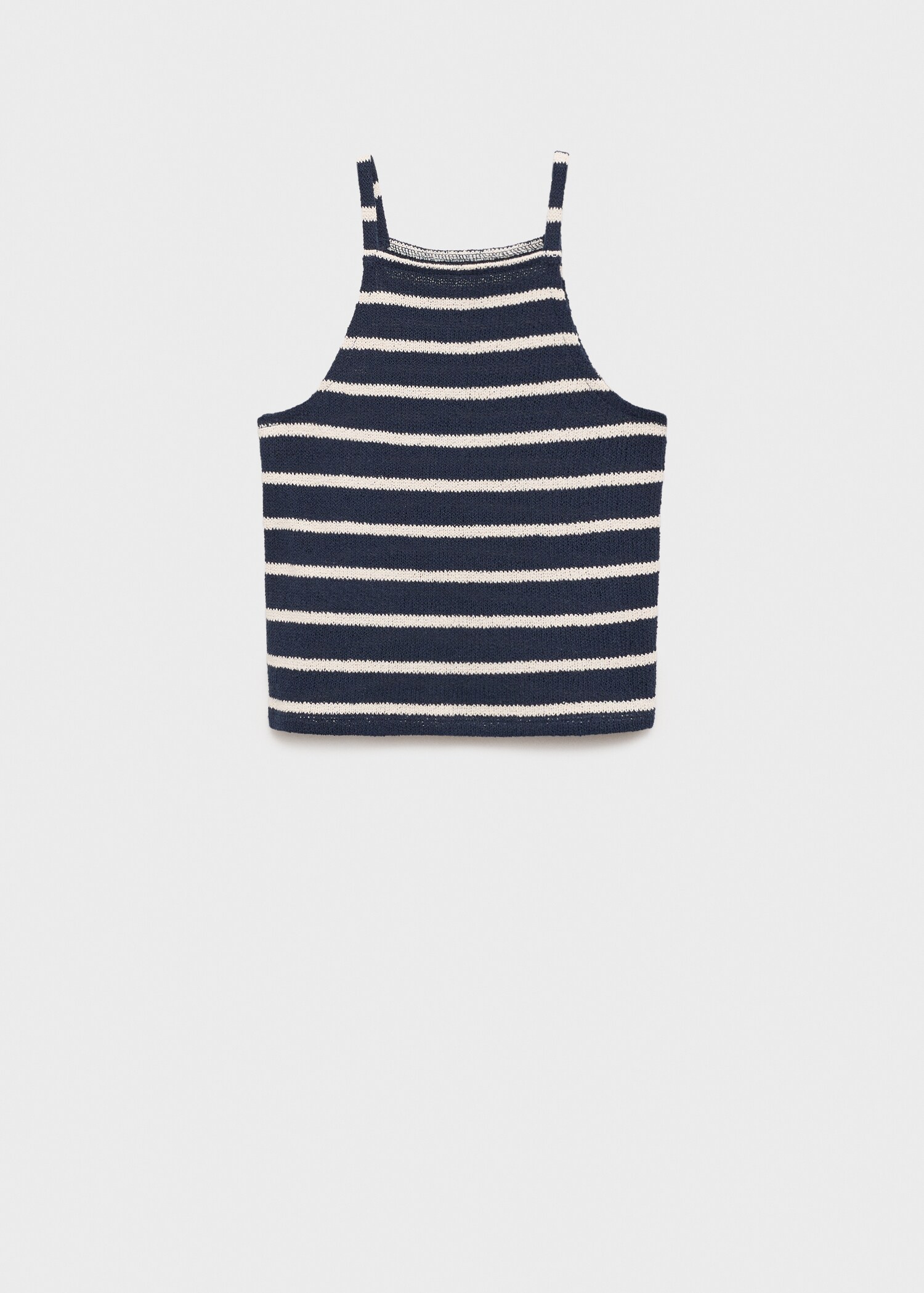 Top halter rayures - Article sans modèle