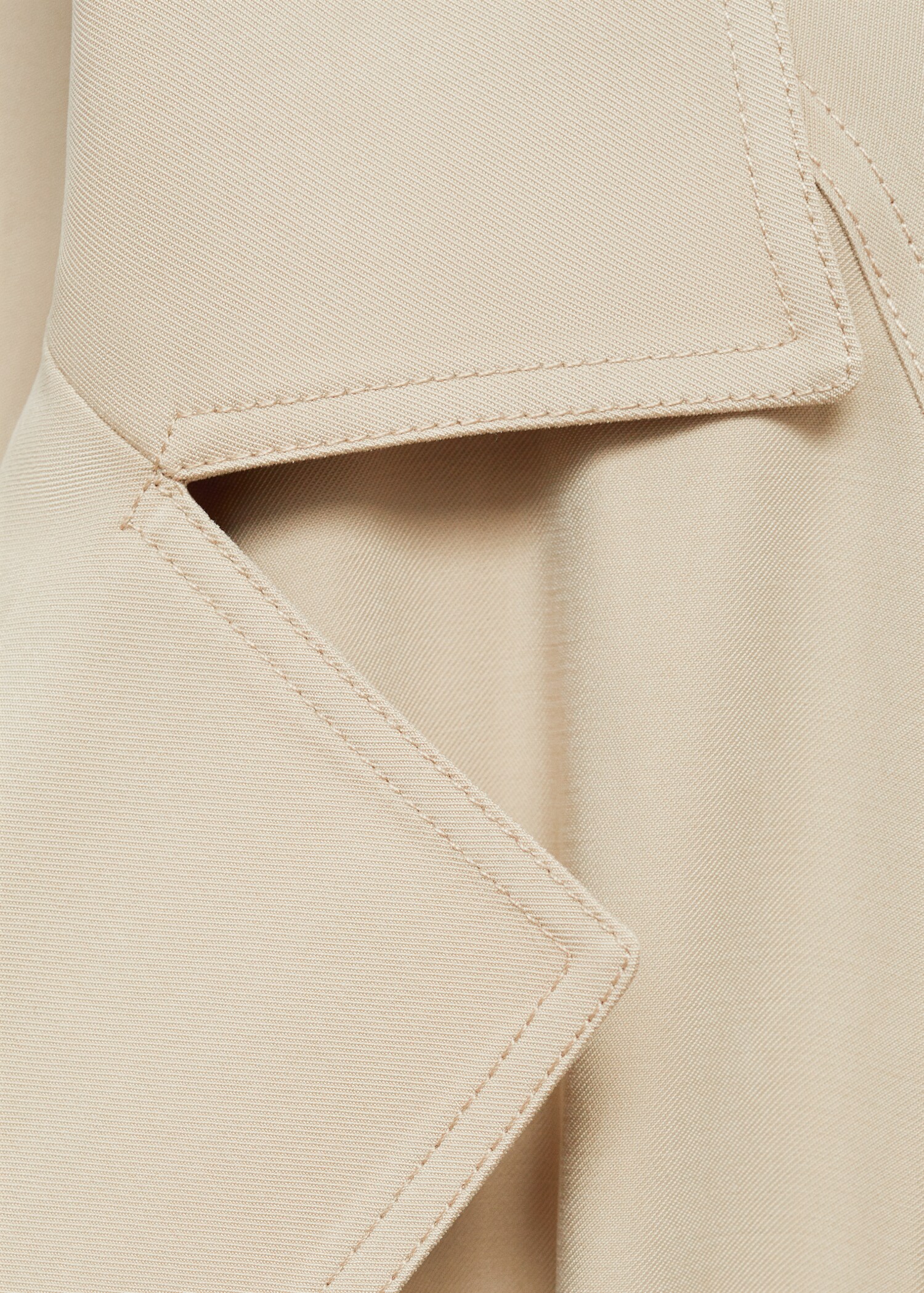 Mjuk trenchcoat med bälte - Detaljer om artikeln 8