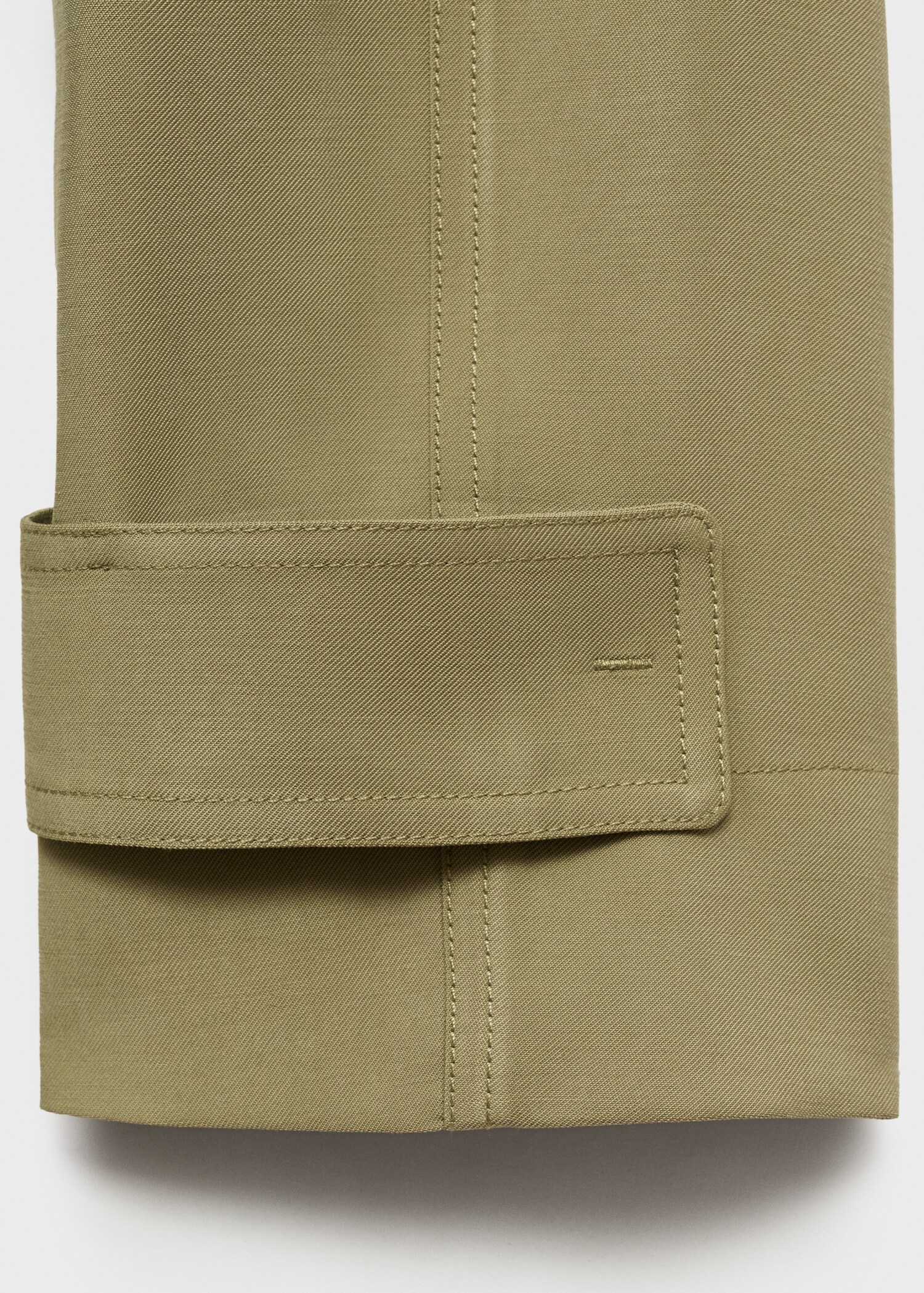 Mjuk trenchcoat med bälte - Detaljer om artikeln 0