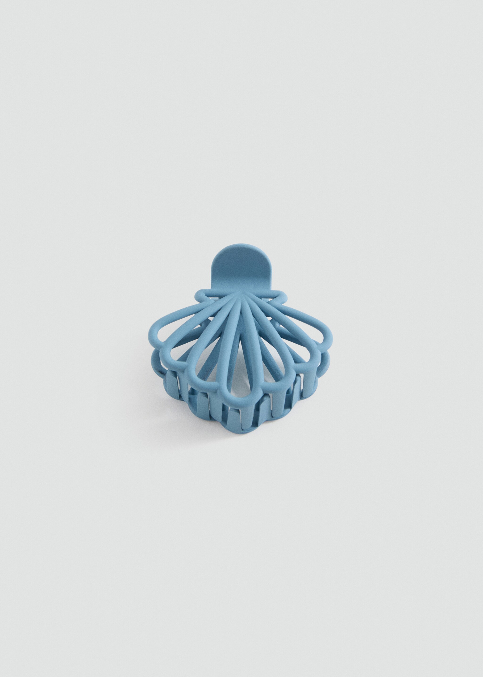 Shell hair clip - Article without model, Blue. Ref: 87056363-00.