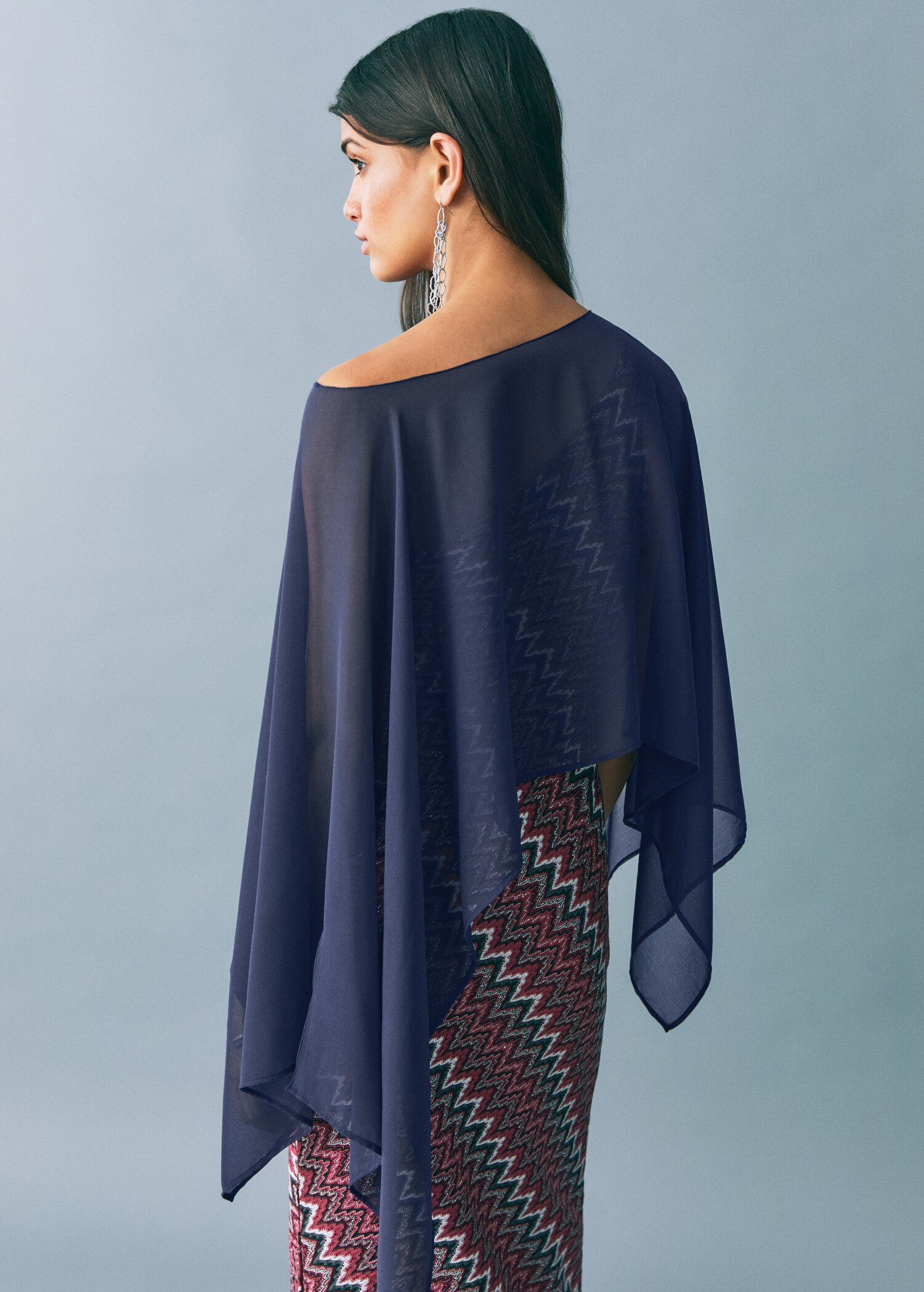 Chiffon layer top - Reverse of the article