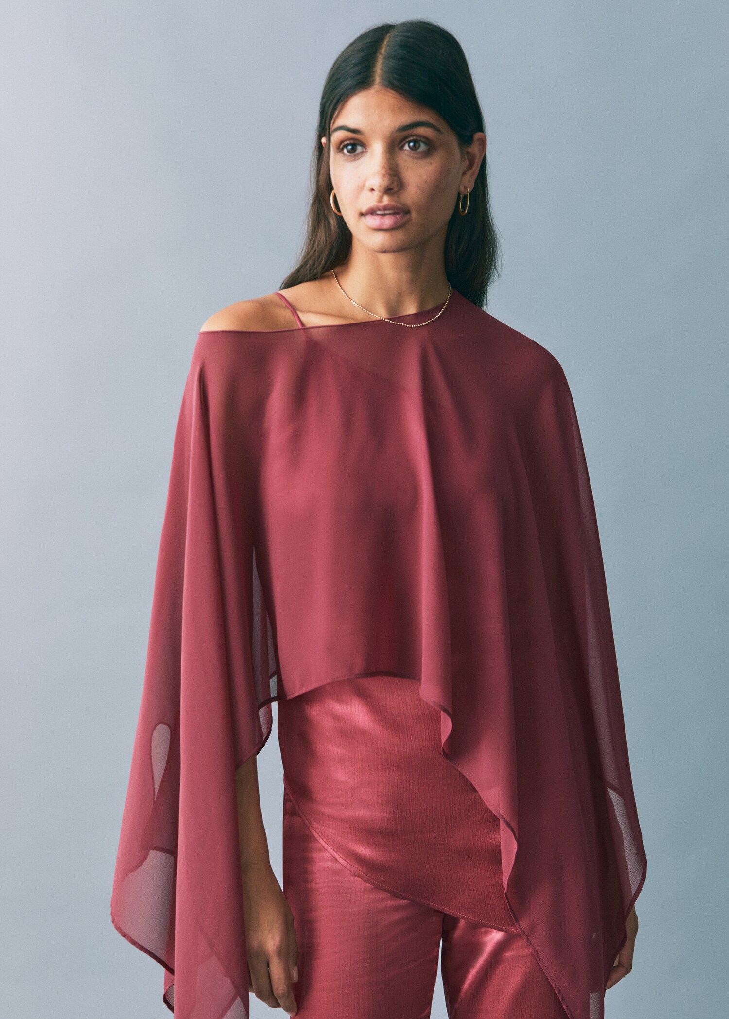 Chiffon layer top - Medium plane