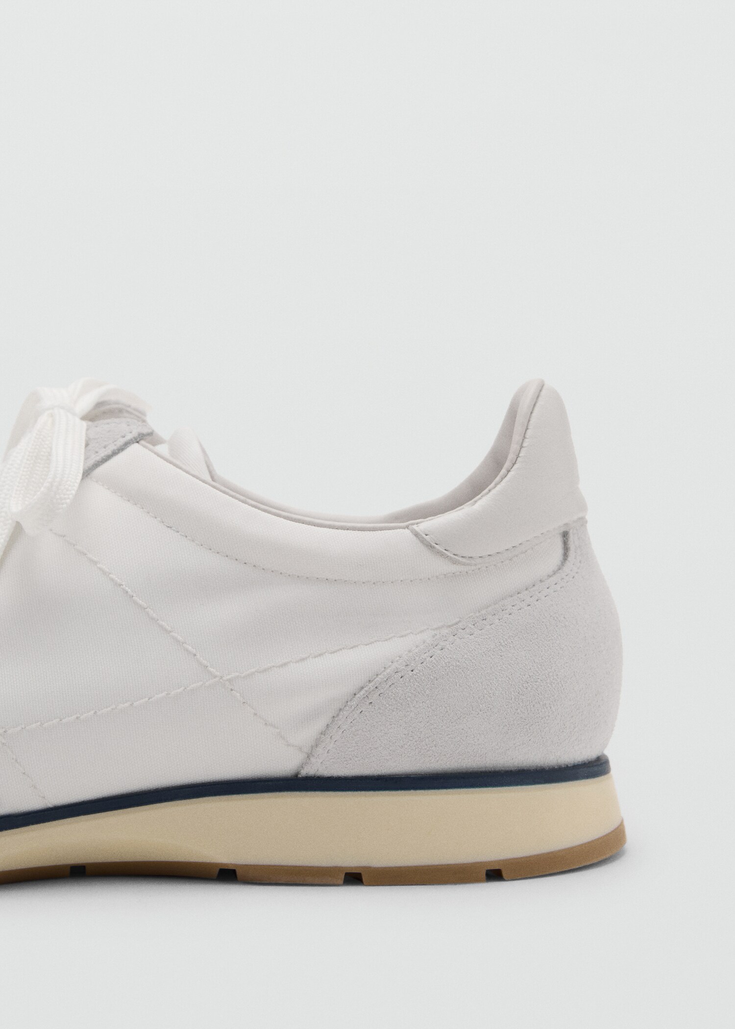 Leather mixed sneakers - Details of the article 1