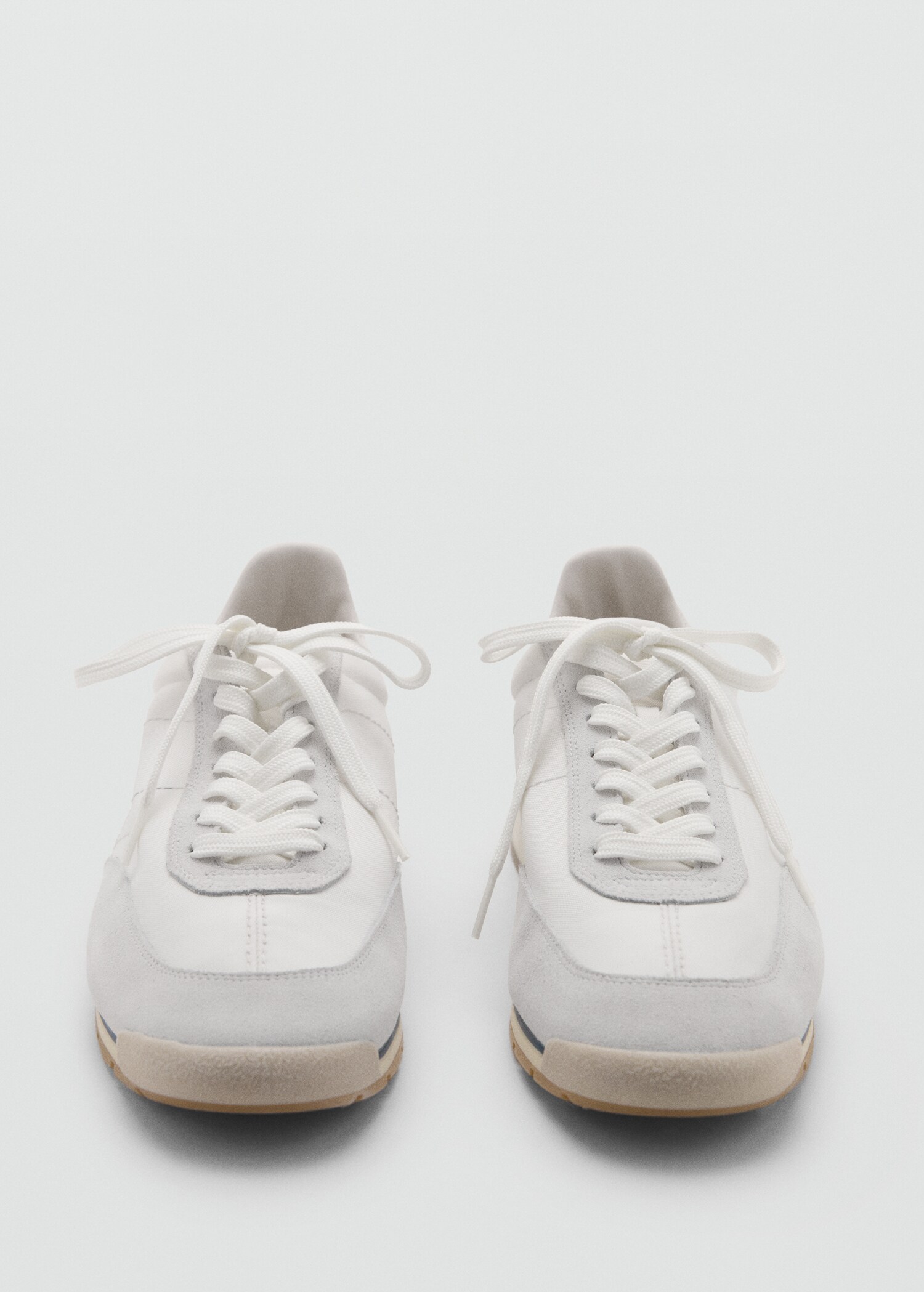 Leather mixed sneakers - Details of the article 2