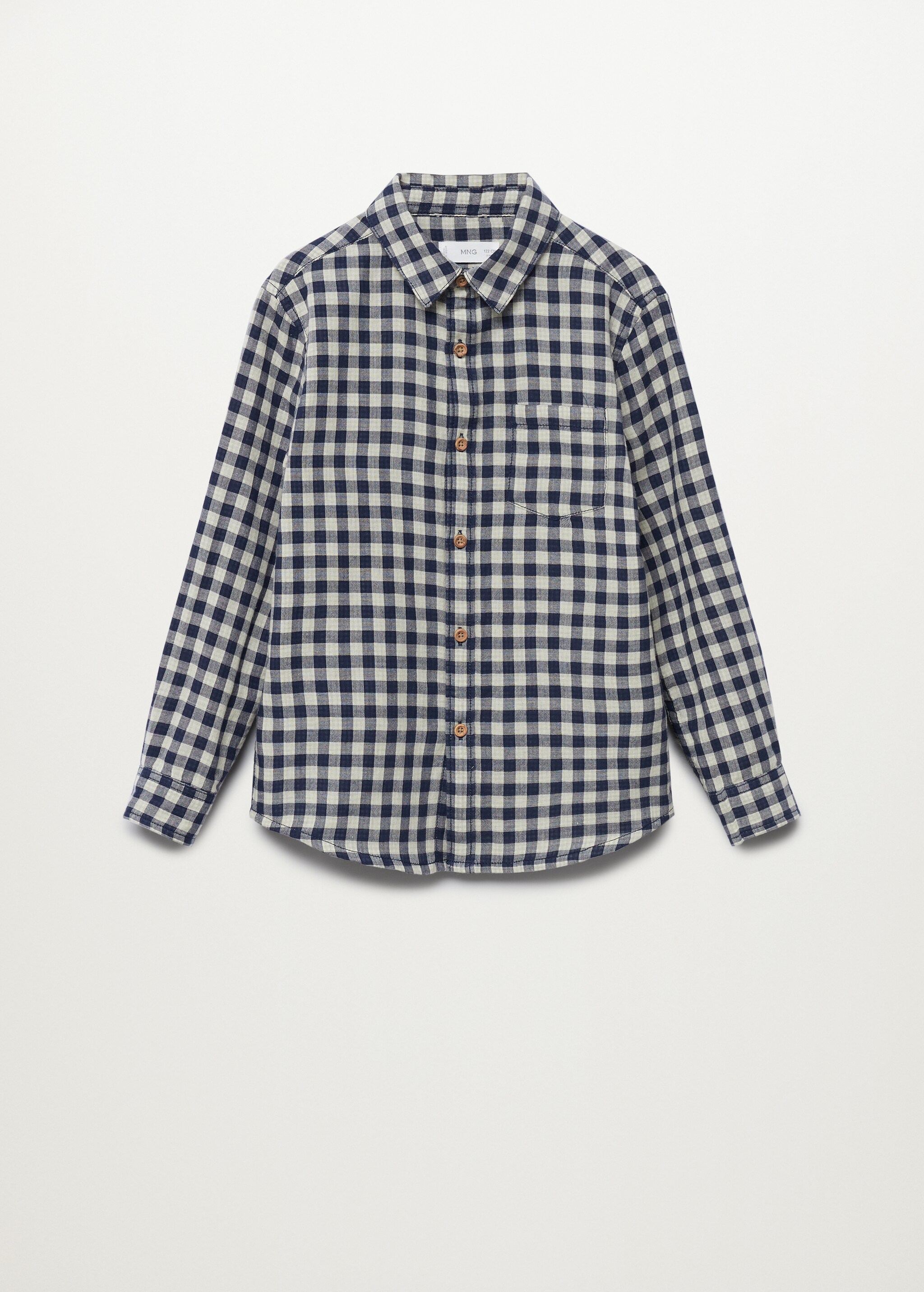 Check cotton shirt - Article without model