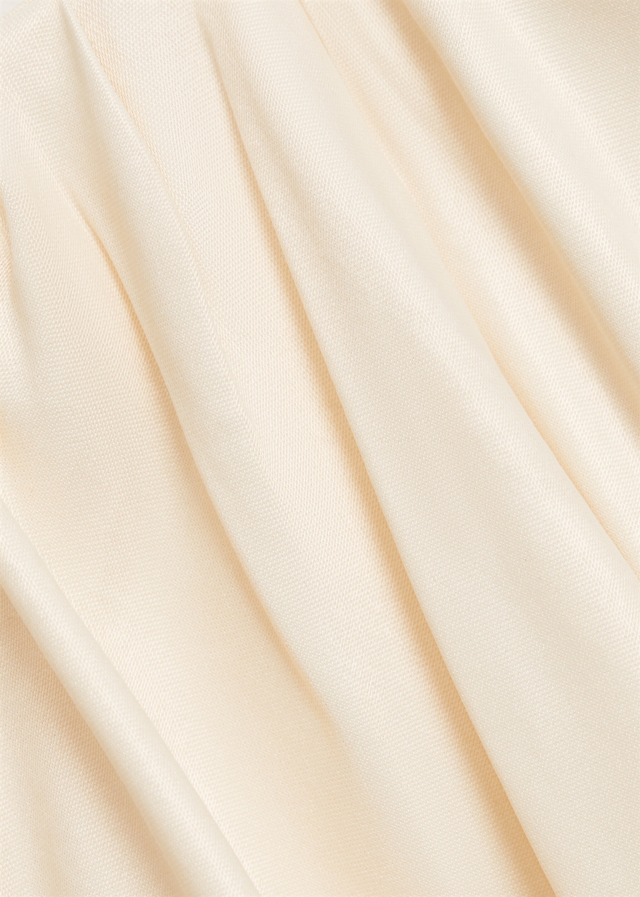 Vestit midi asimètric drapejat - Detall de l'article 8, Cru. Ref: 87056711-00.