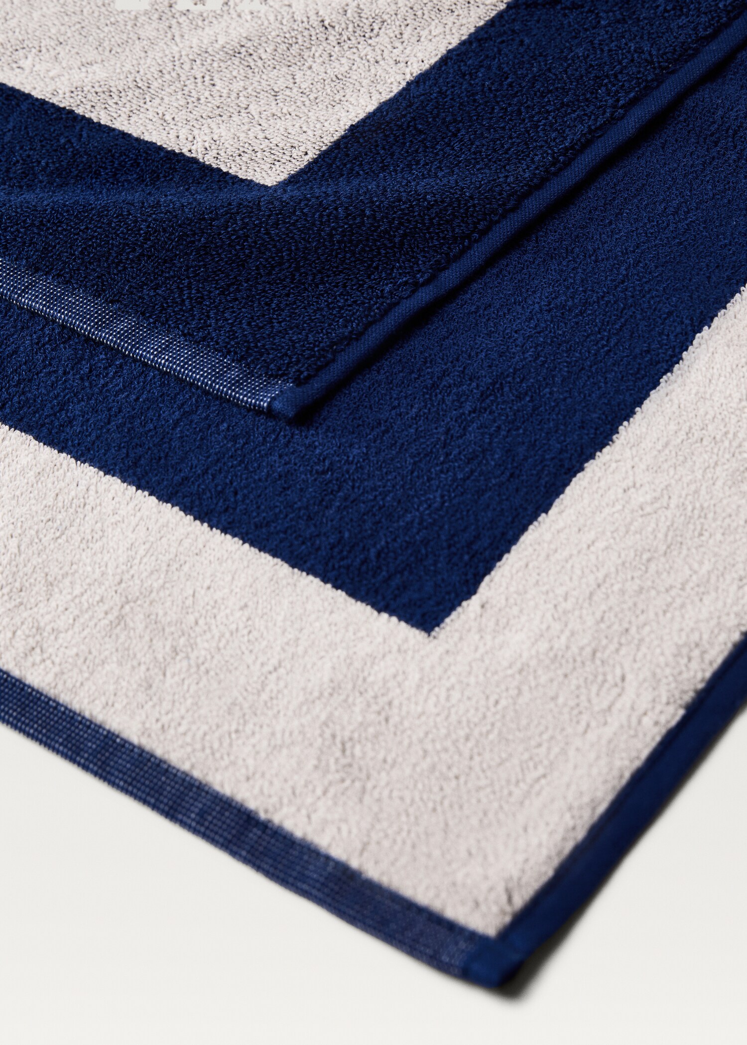 Βαμβακερή πετσέτα θαλάσσης με σχέδιο πλαίσιο - Λεπτομέρεια του προϊόντος 2