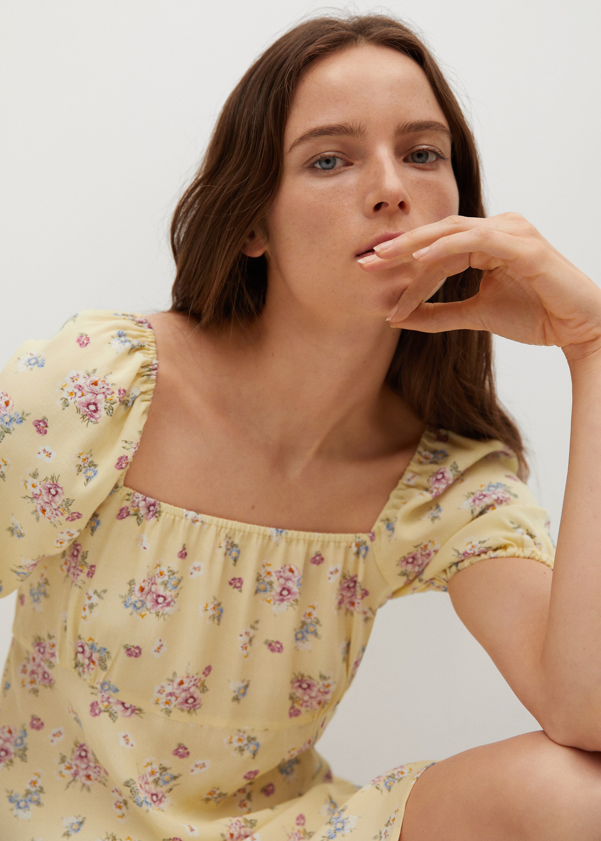 Vestido estampado floral - Detalle del artículo 1