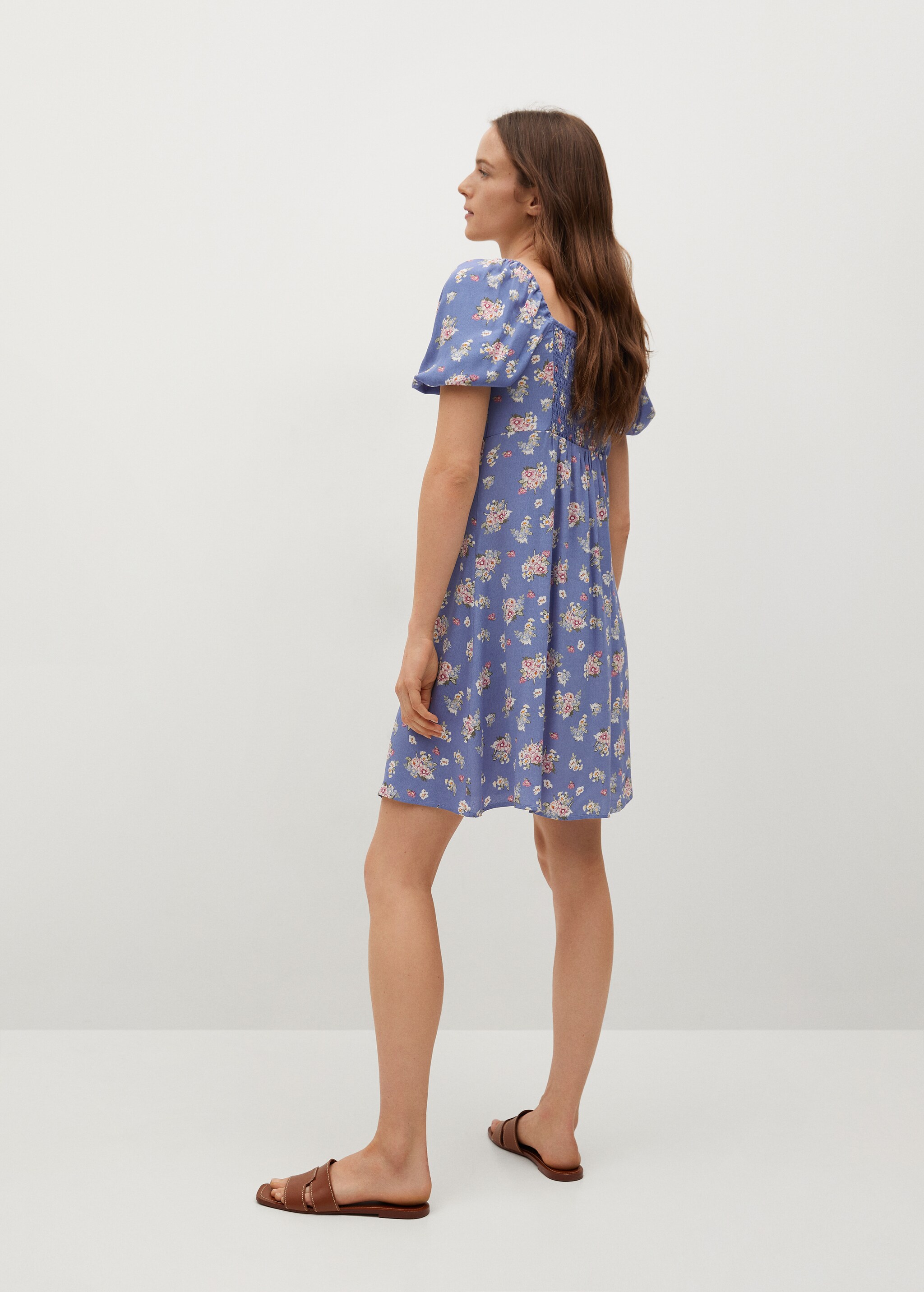 Vestido estampado floral - Reverso del artículo