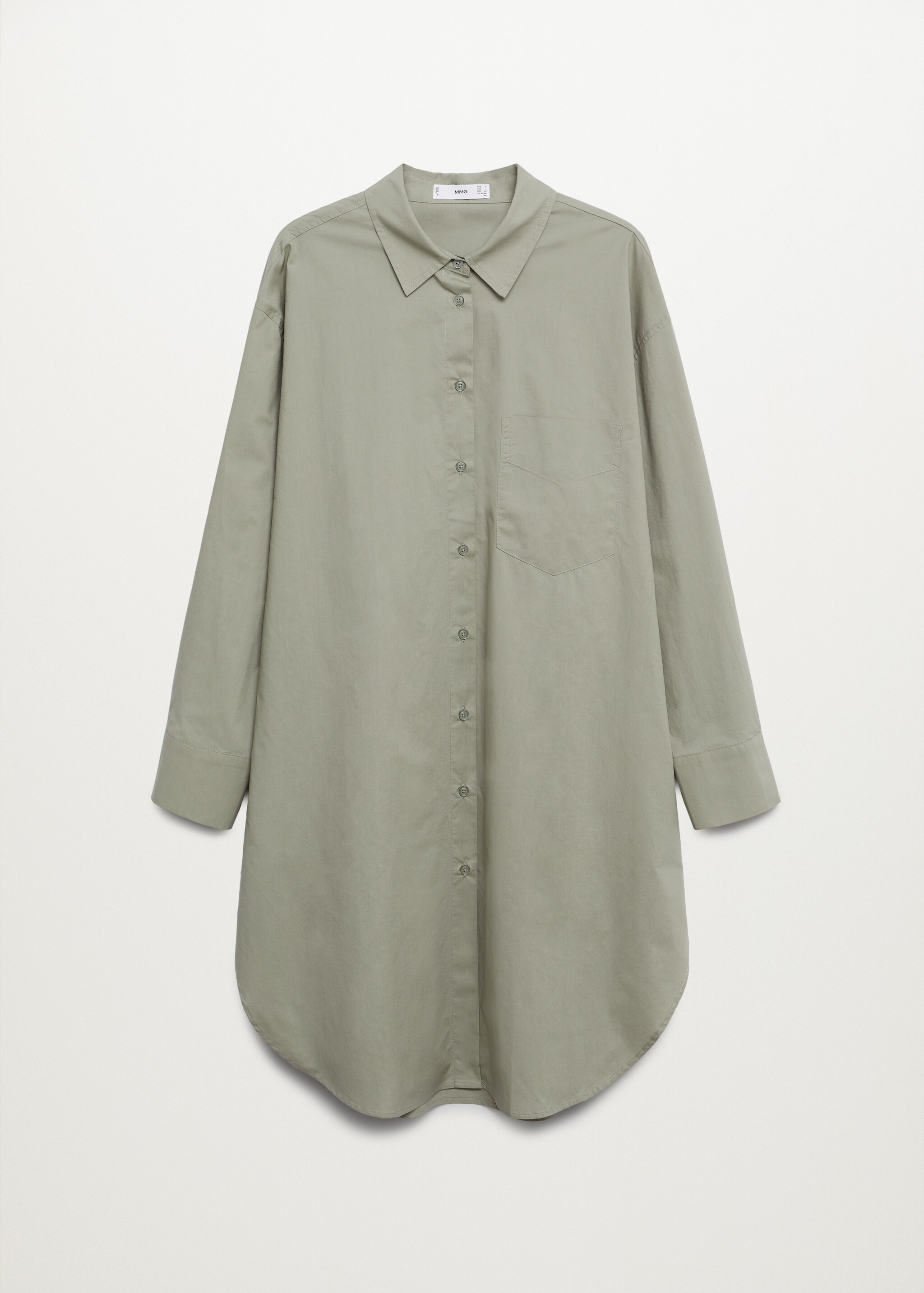 Camisa algodón oversize - Artículo sin modelo