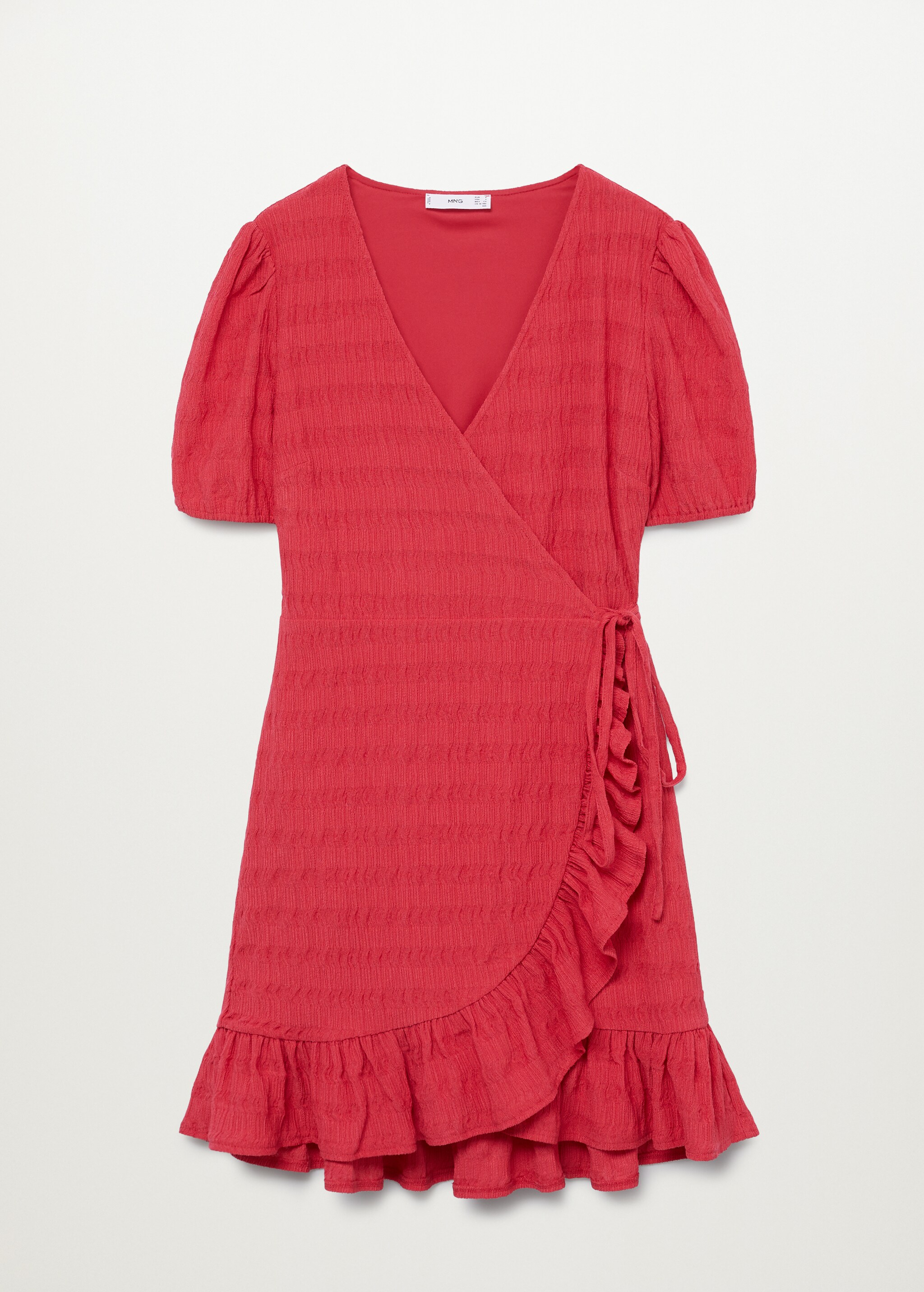 Vestido textura volante - Artículo sin modelo